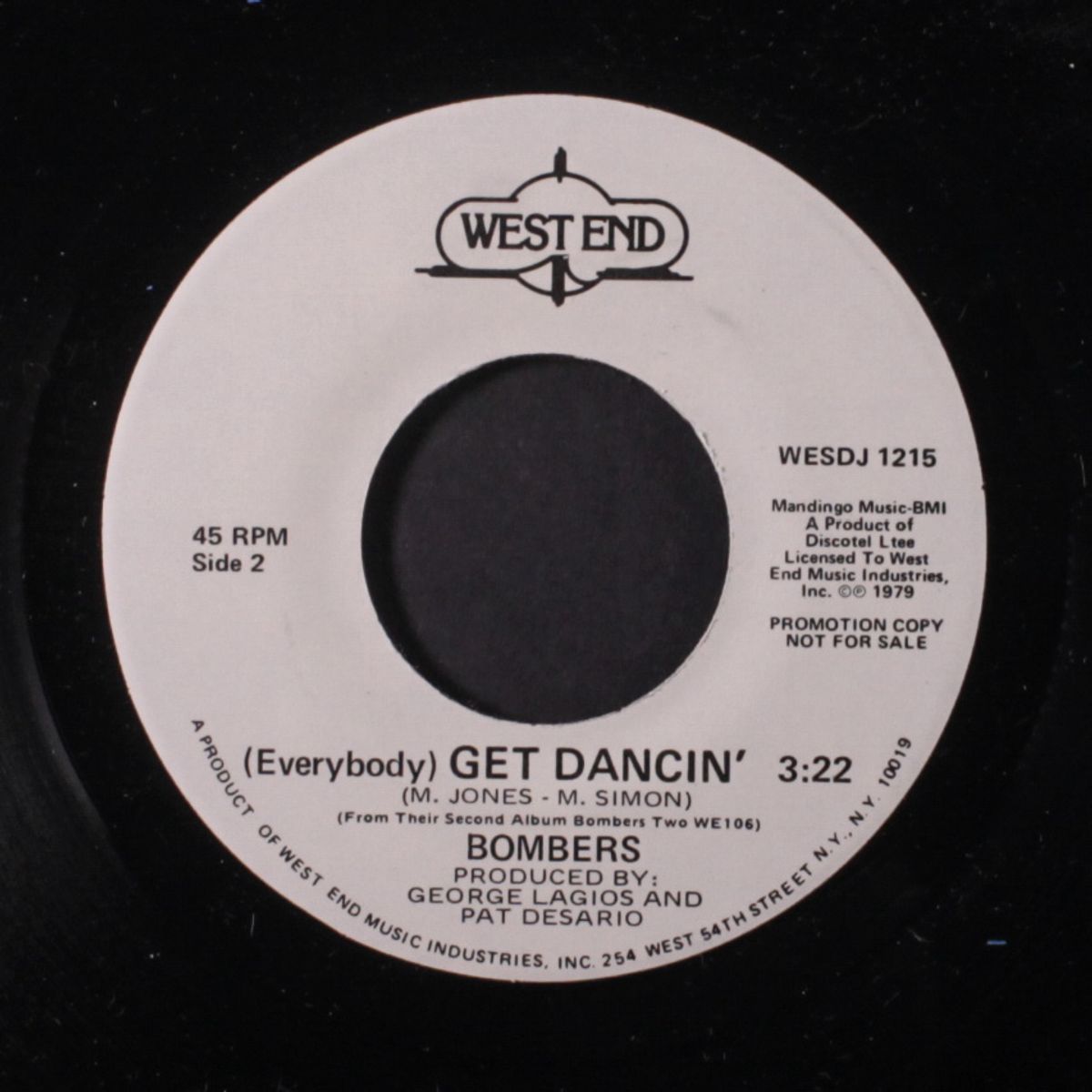 (everybody) get dancin' / same by BOMBERS