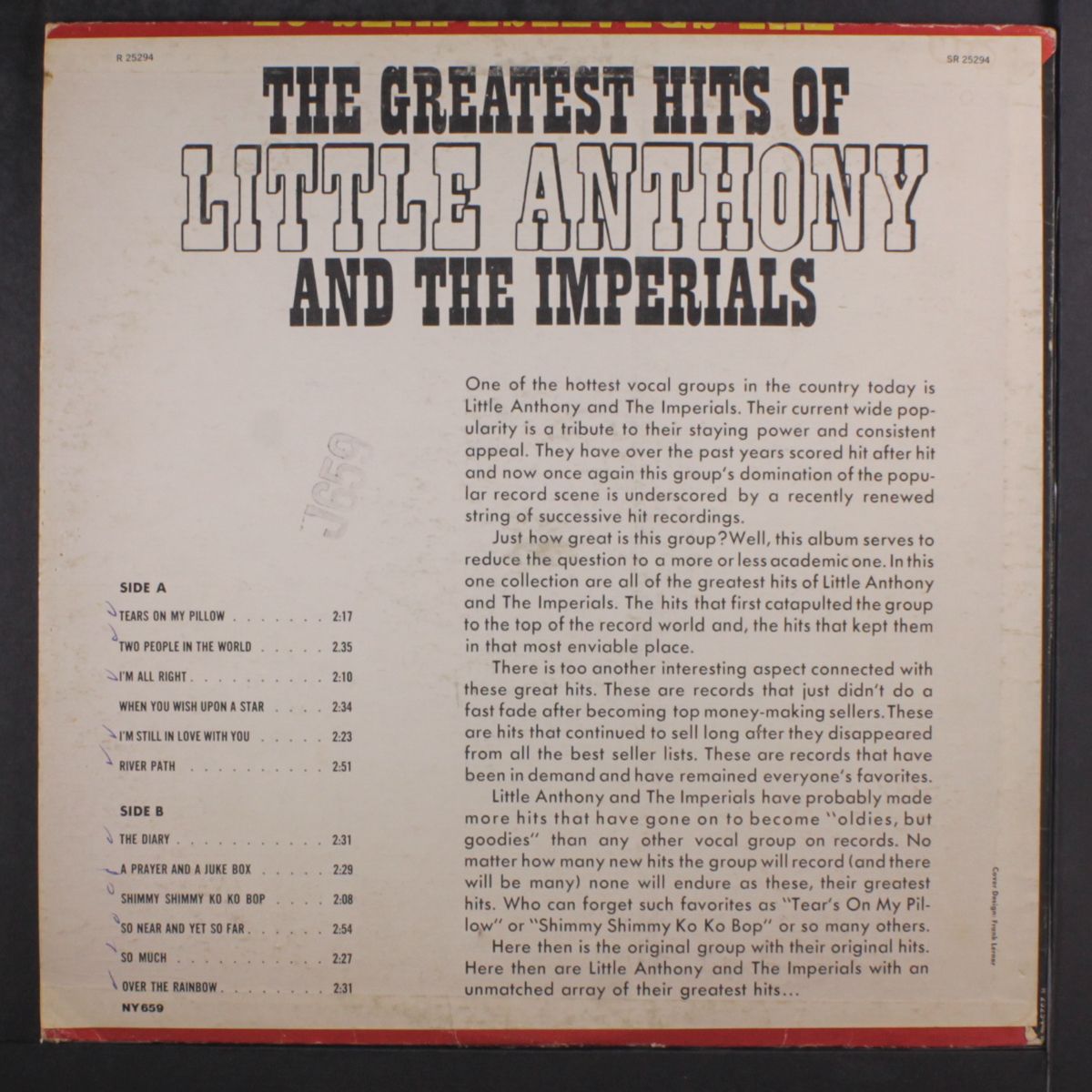 greatest hits by LITTLE ANTHONY & IMPERIALS