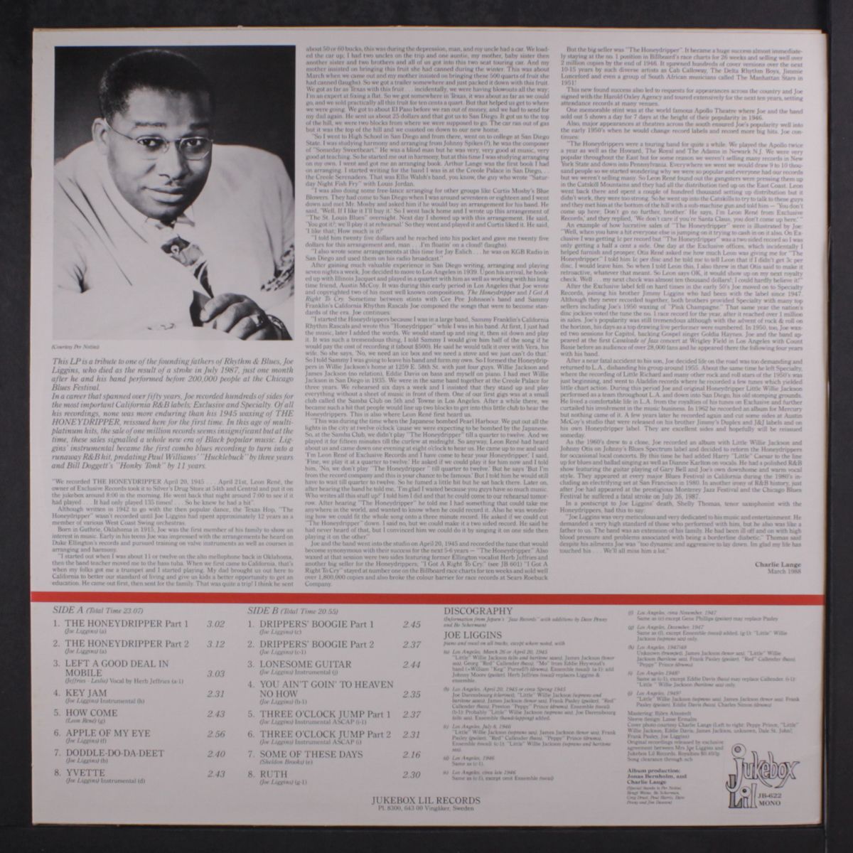 the honeydripper by JOE LIGGINS
