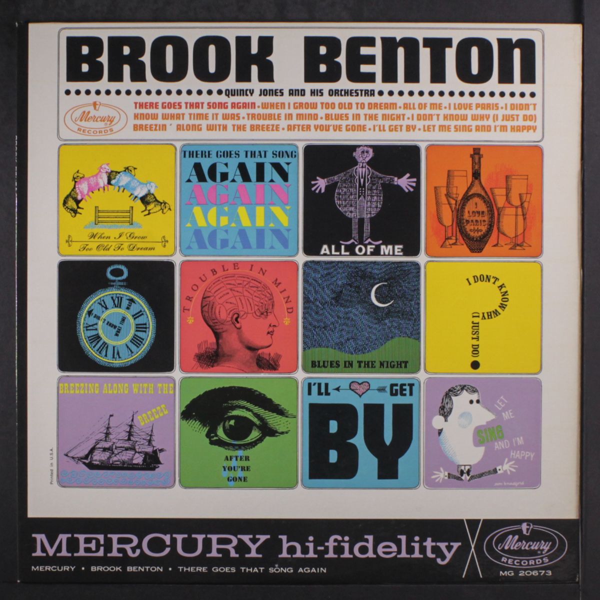there goes that song again by BROOK BENTON