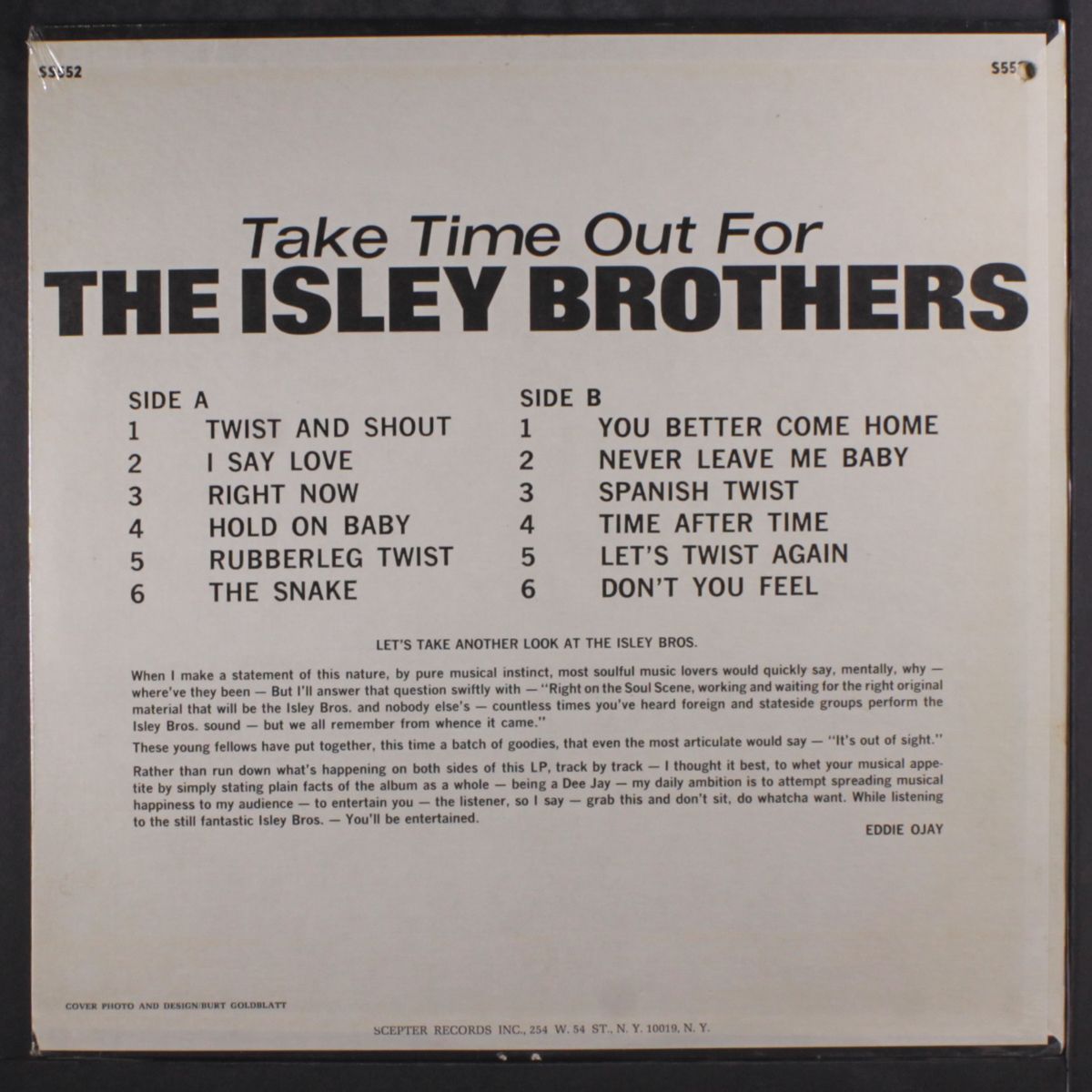 take some time out for by ISLEY BROTHERS