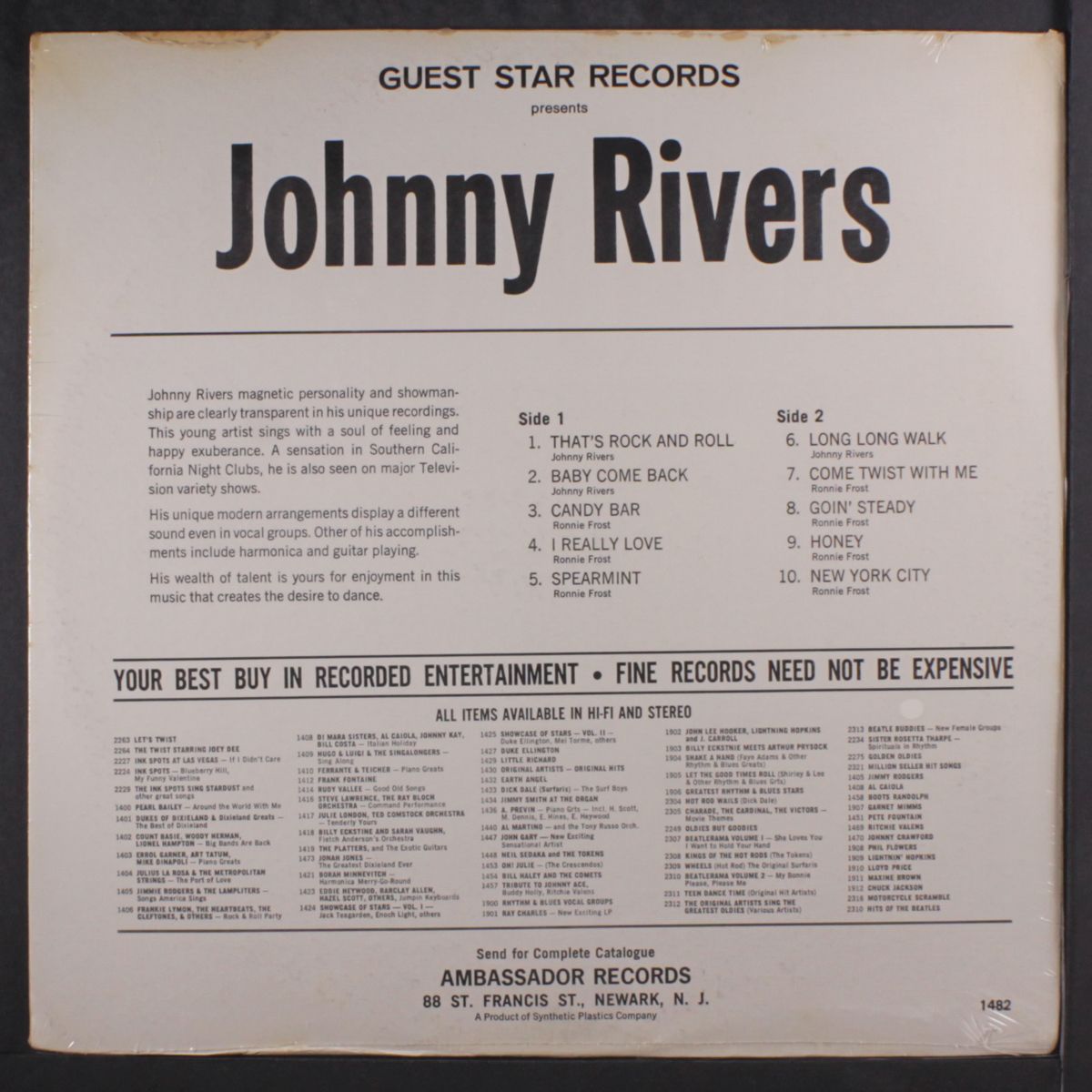 johnny rivers by JOHNNY RIVERS