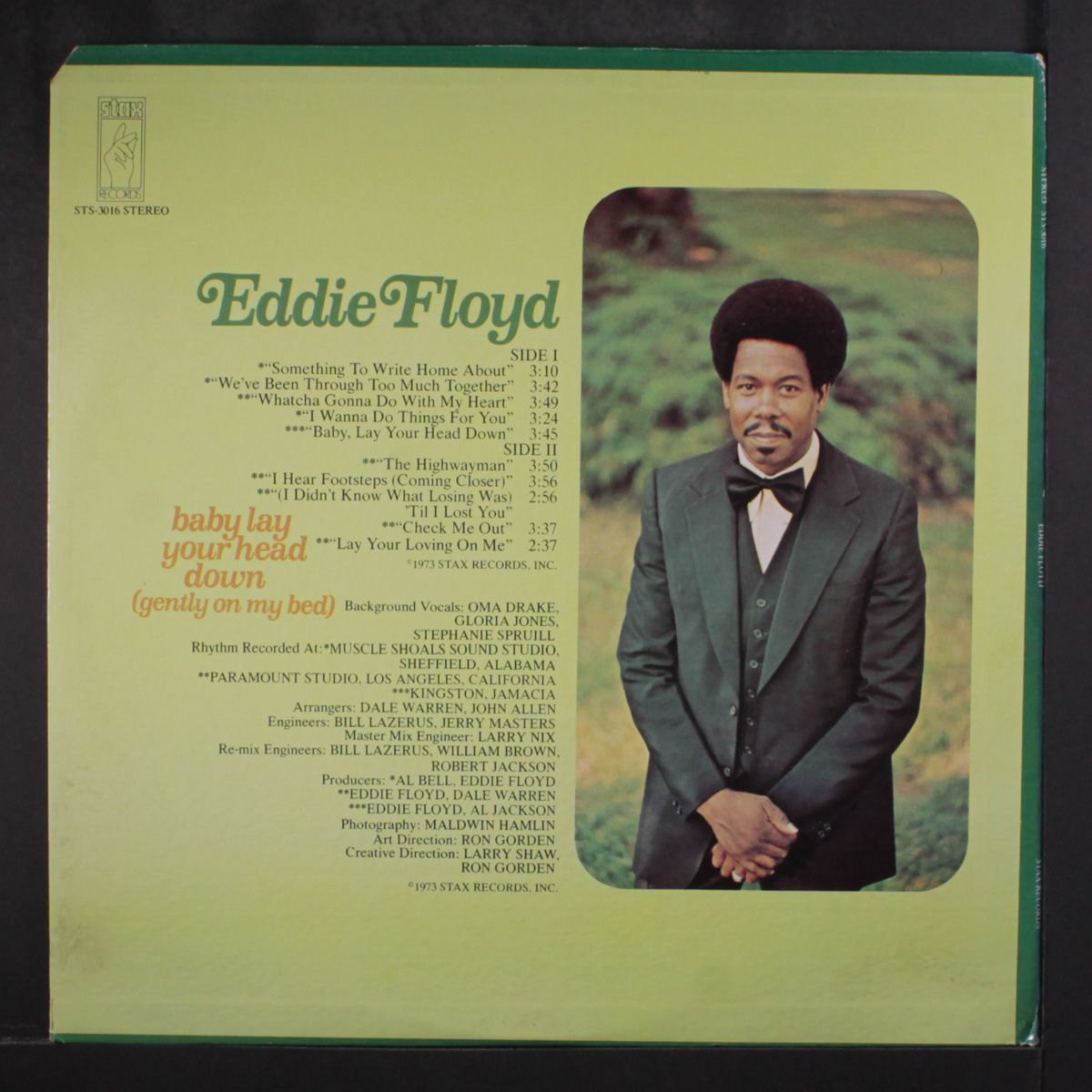 baby lay your head down by EDDIE FLOYD