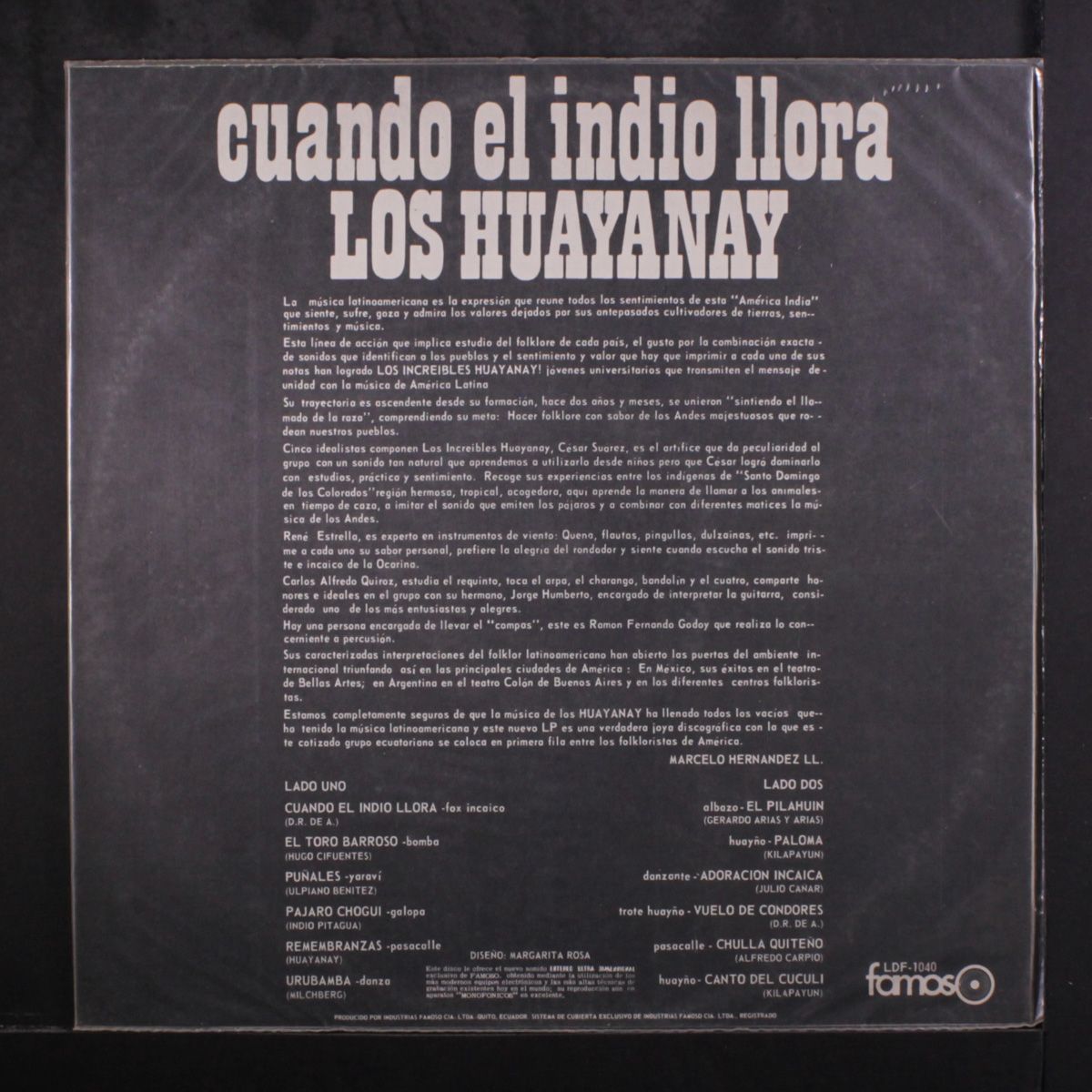 cuando el indio llora by LOS HUAYANAY