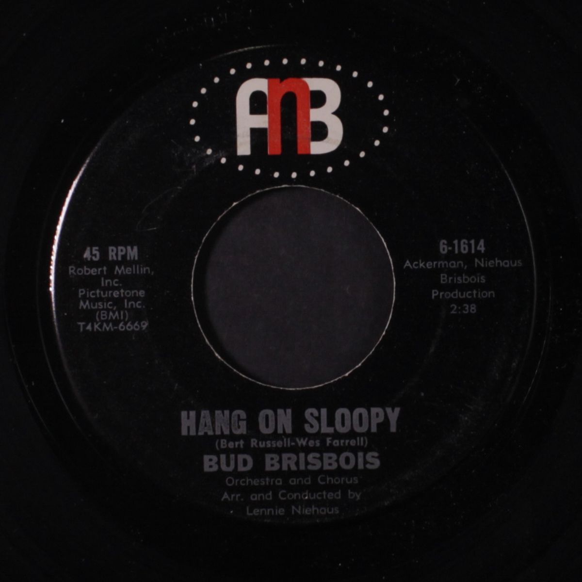 hang on sloopy / you'd better come home by BUD BRISBOIS