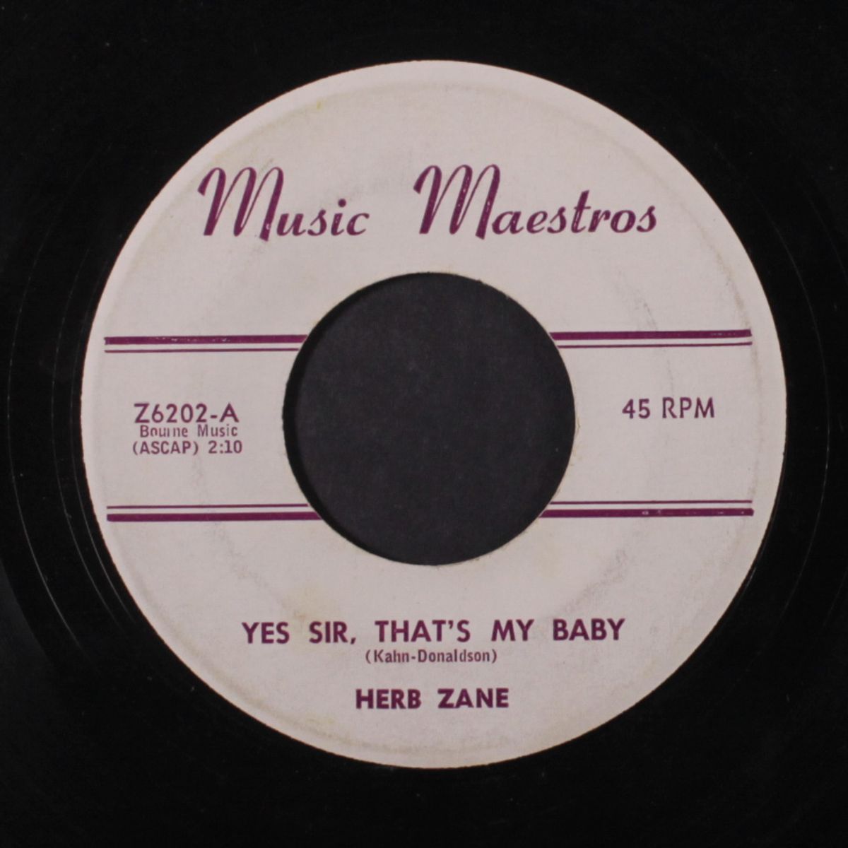 yes sir, that's my baby / twistery by HERB ZANE
