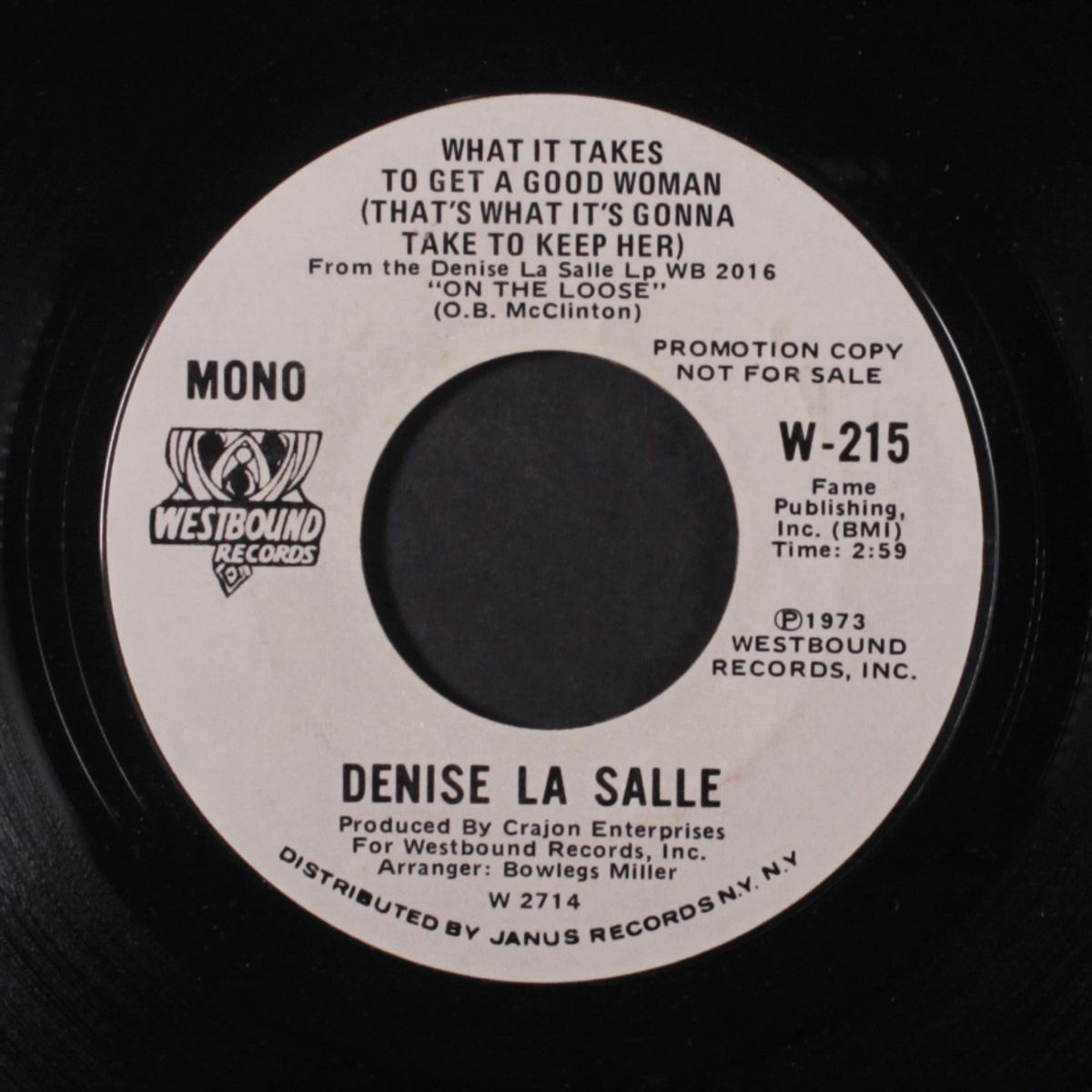 what it takes to get a good woman / mono by DENISE LA SALLE