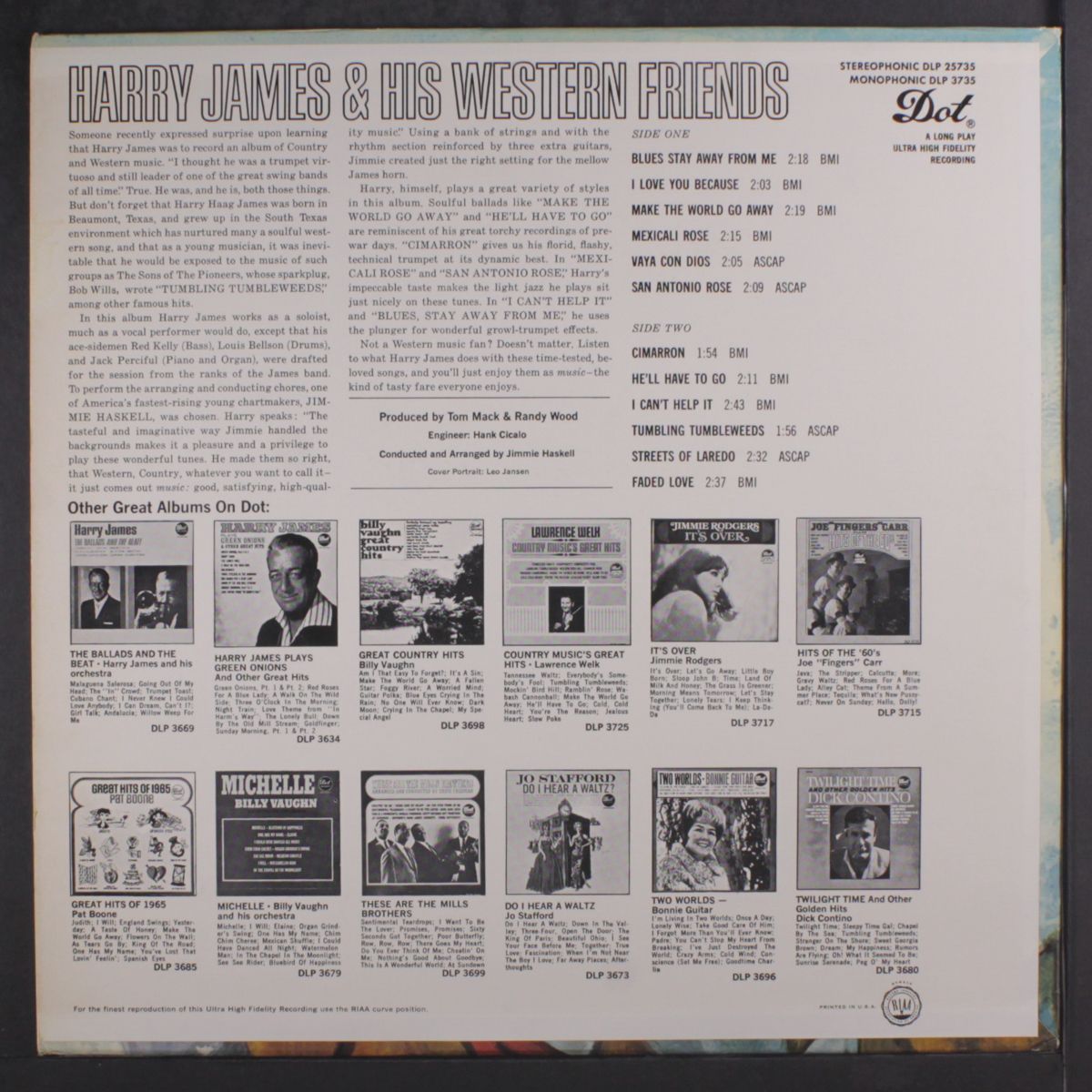 & his western friends by HARRY JAMES