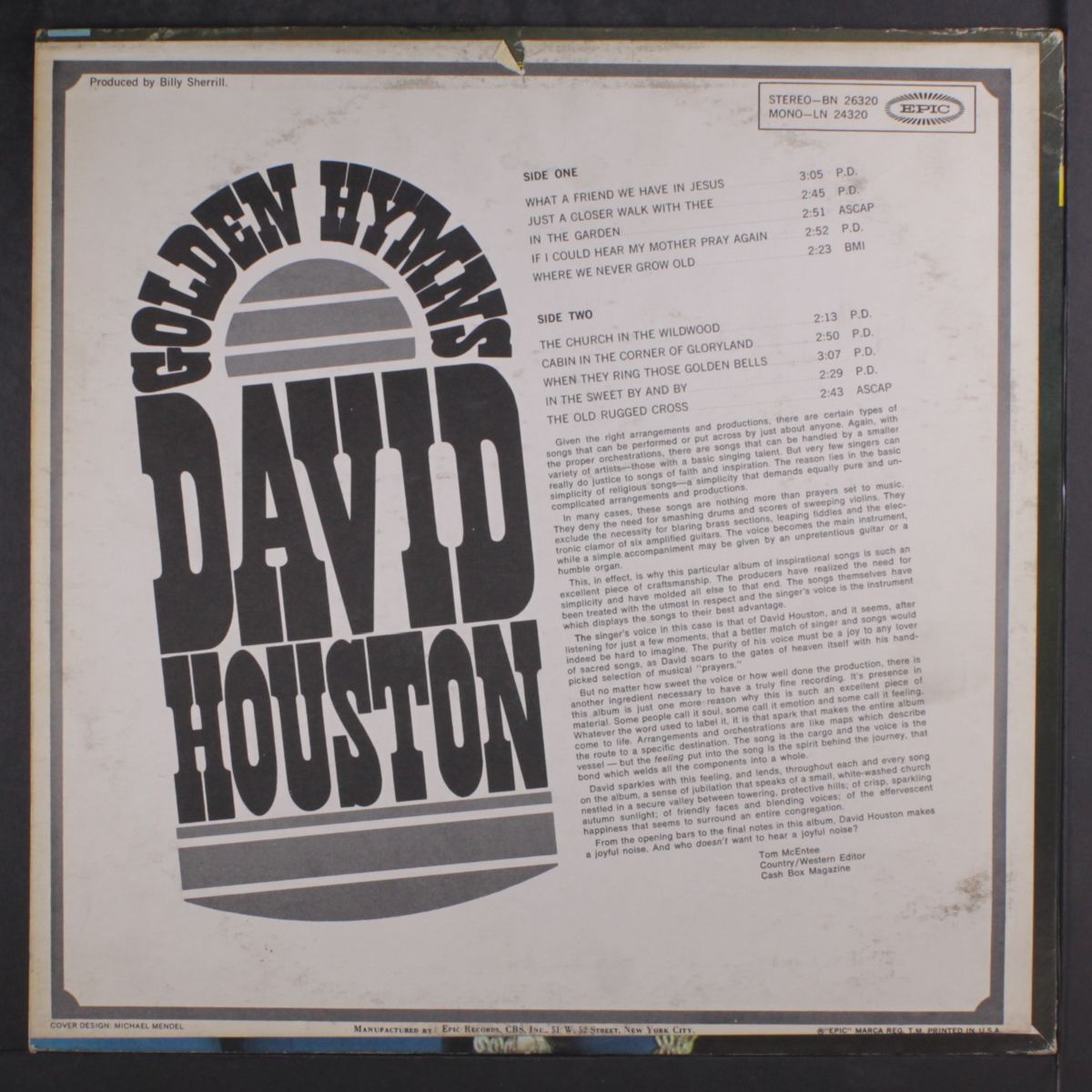 golden hymns by DAVID HOUSTON