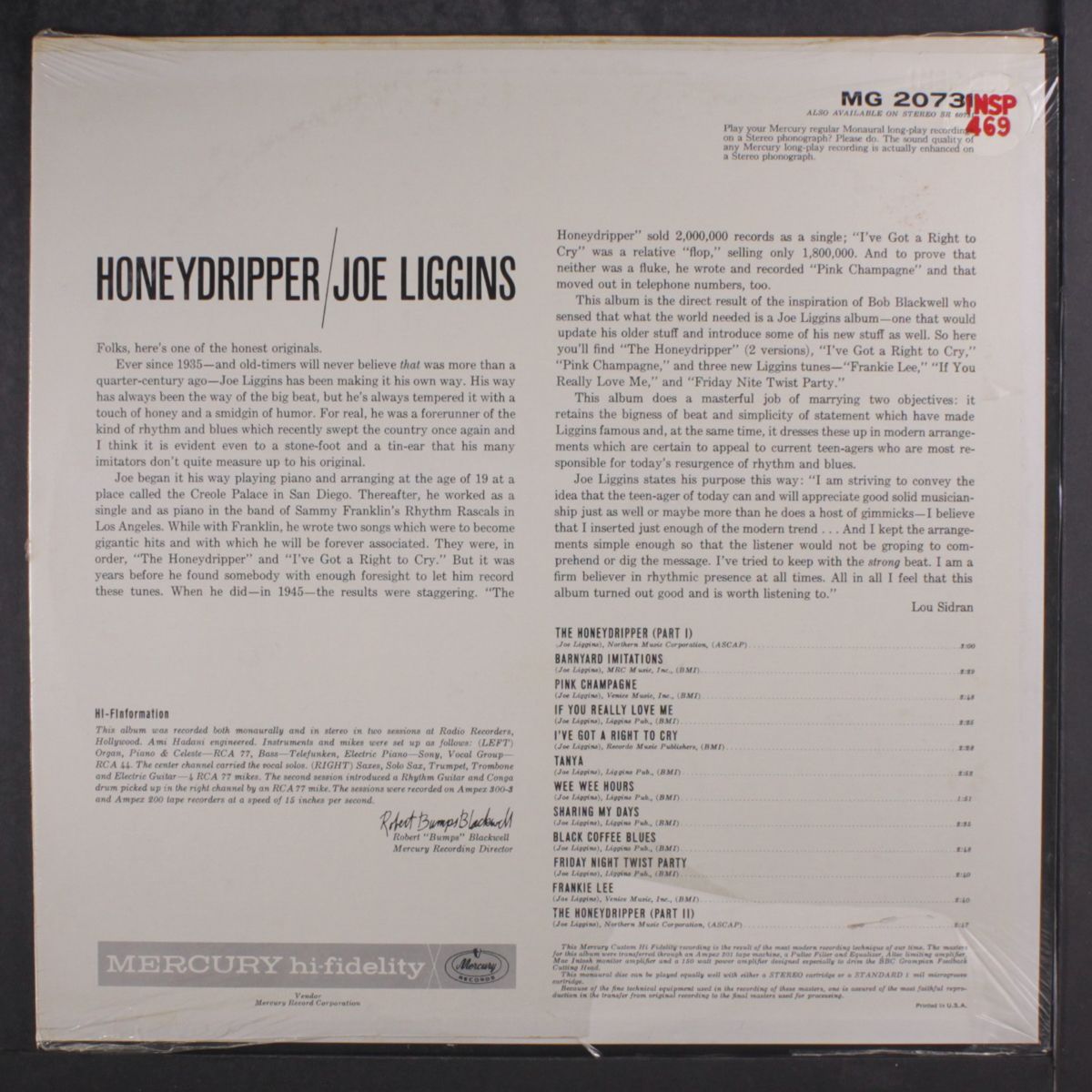 honeydripper by JOE LIGGINS