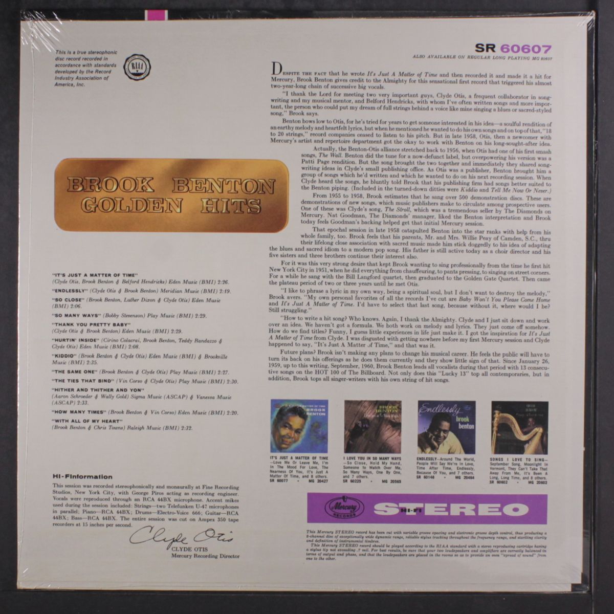 golden hits by BROOK BENTON