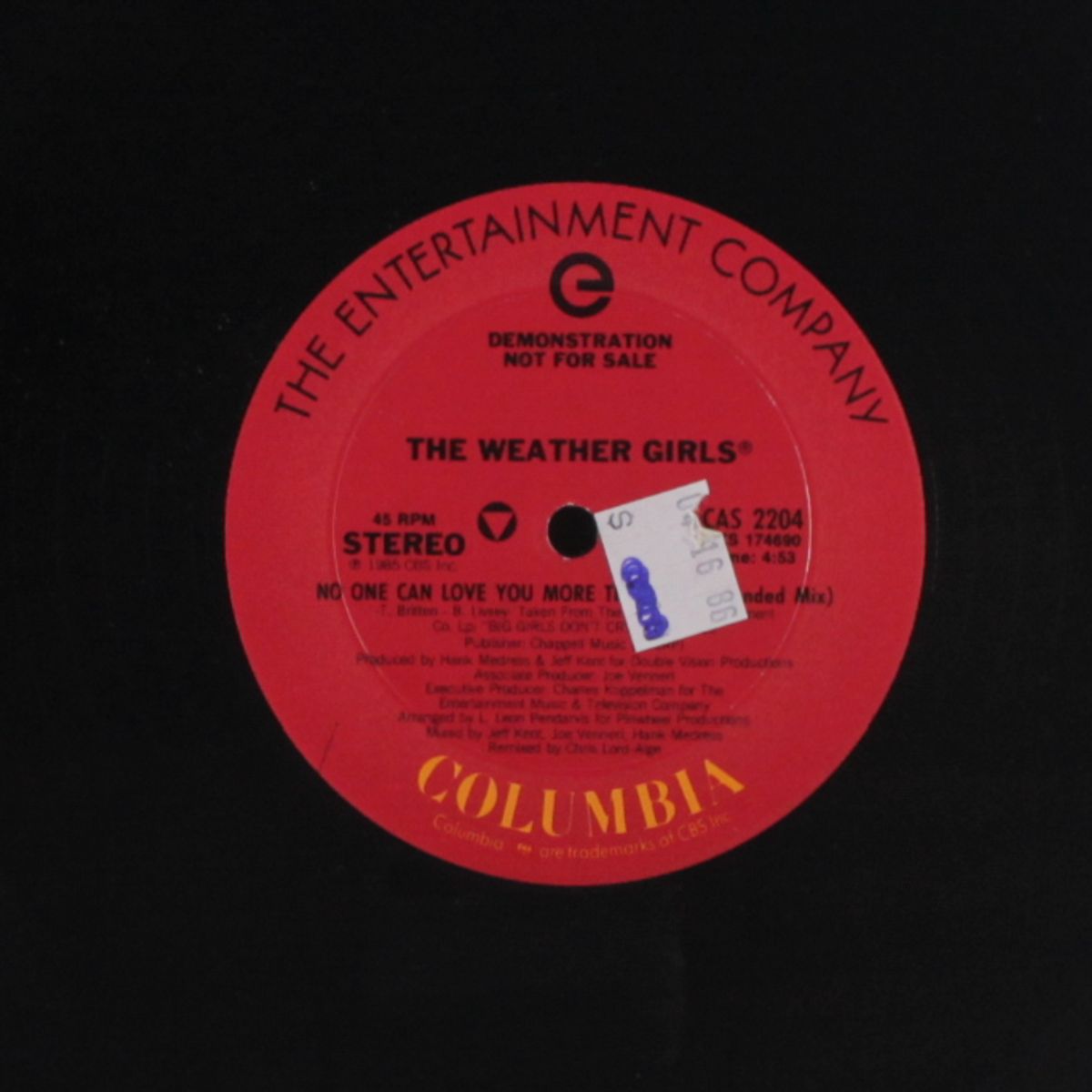no one can love you more than me by WEATHER GIRLS