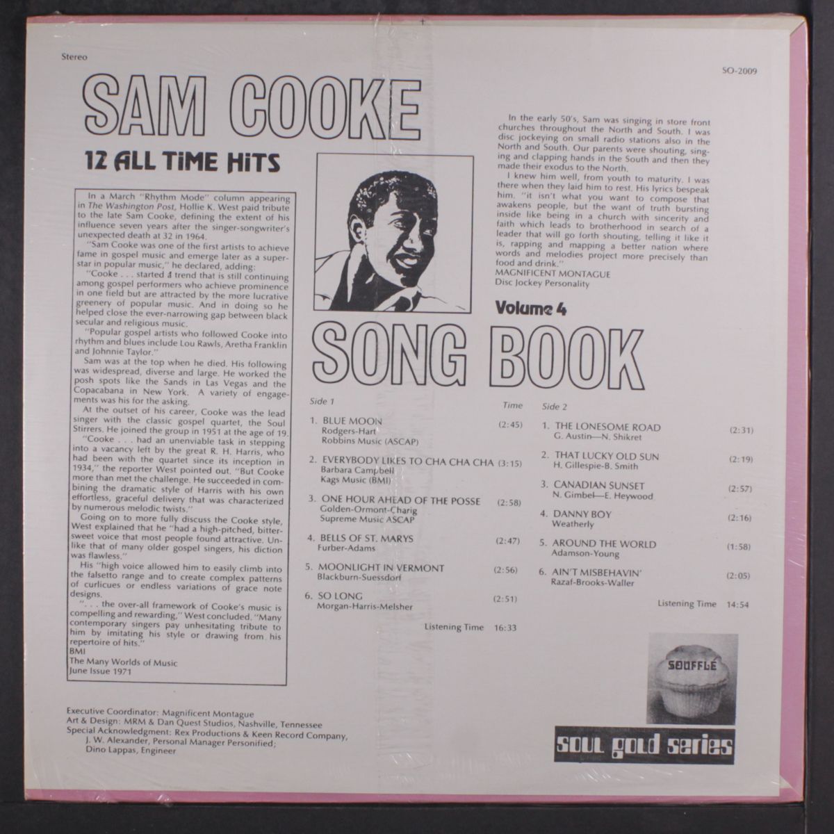 song book vol. 4 by SAM COOKE