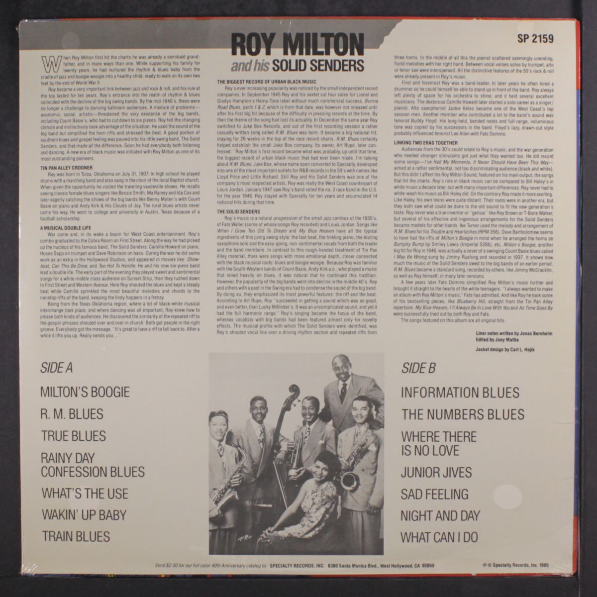 r.m. blues by ROY MILTON