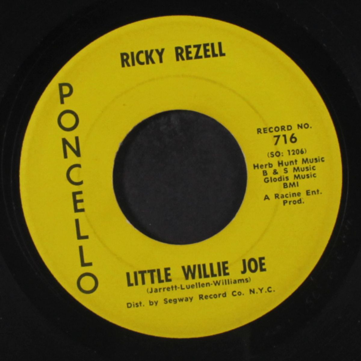 what you bet / little willie joe by RICKY REZELL