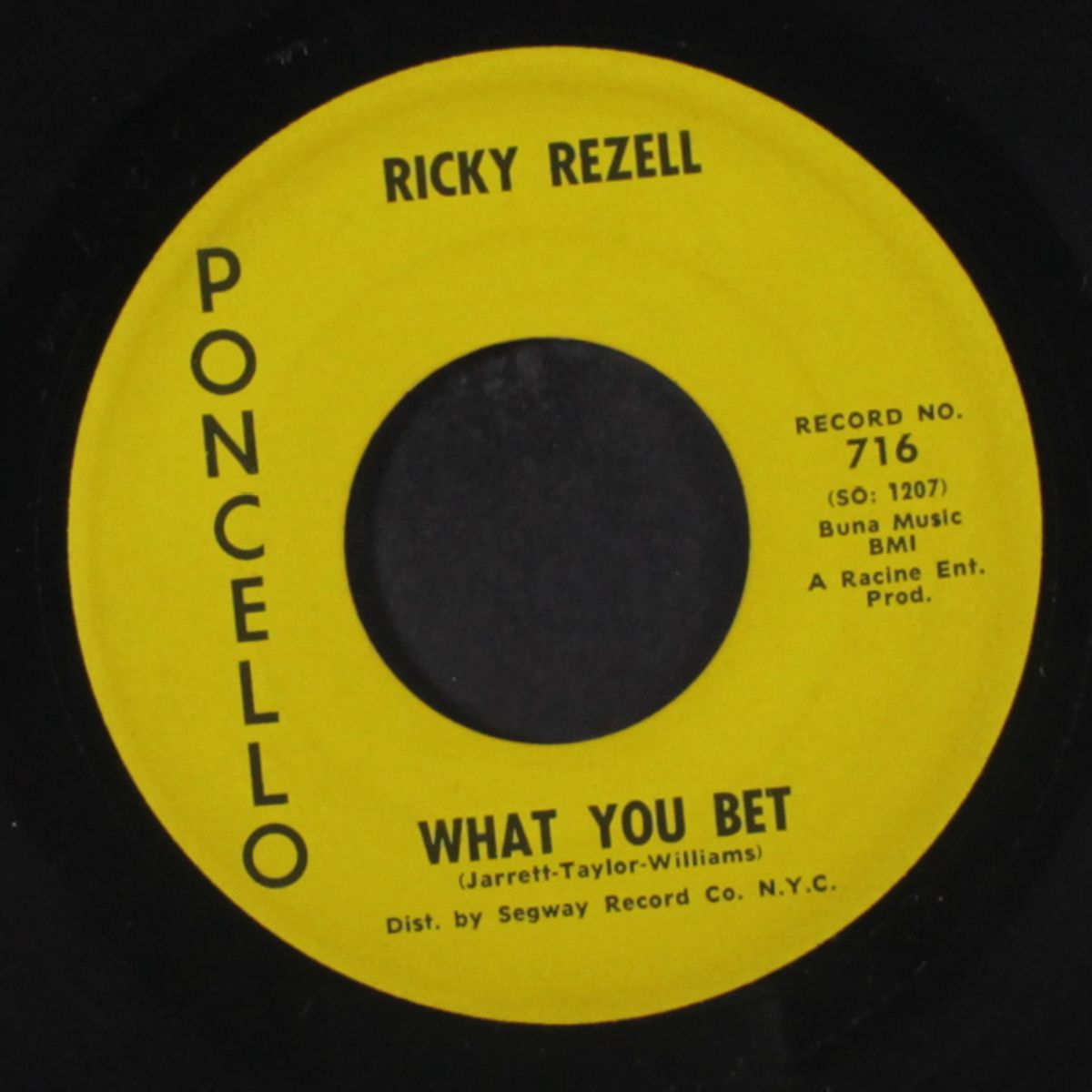 what you bet / little willie joe by RICKY REZELL