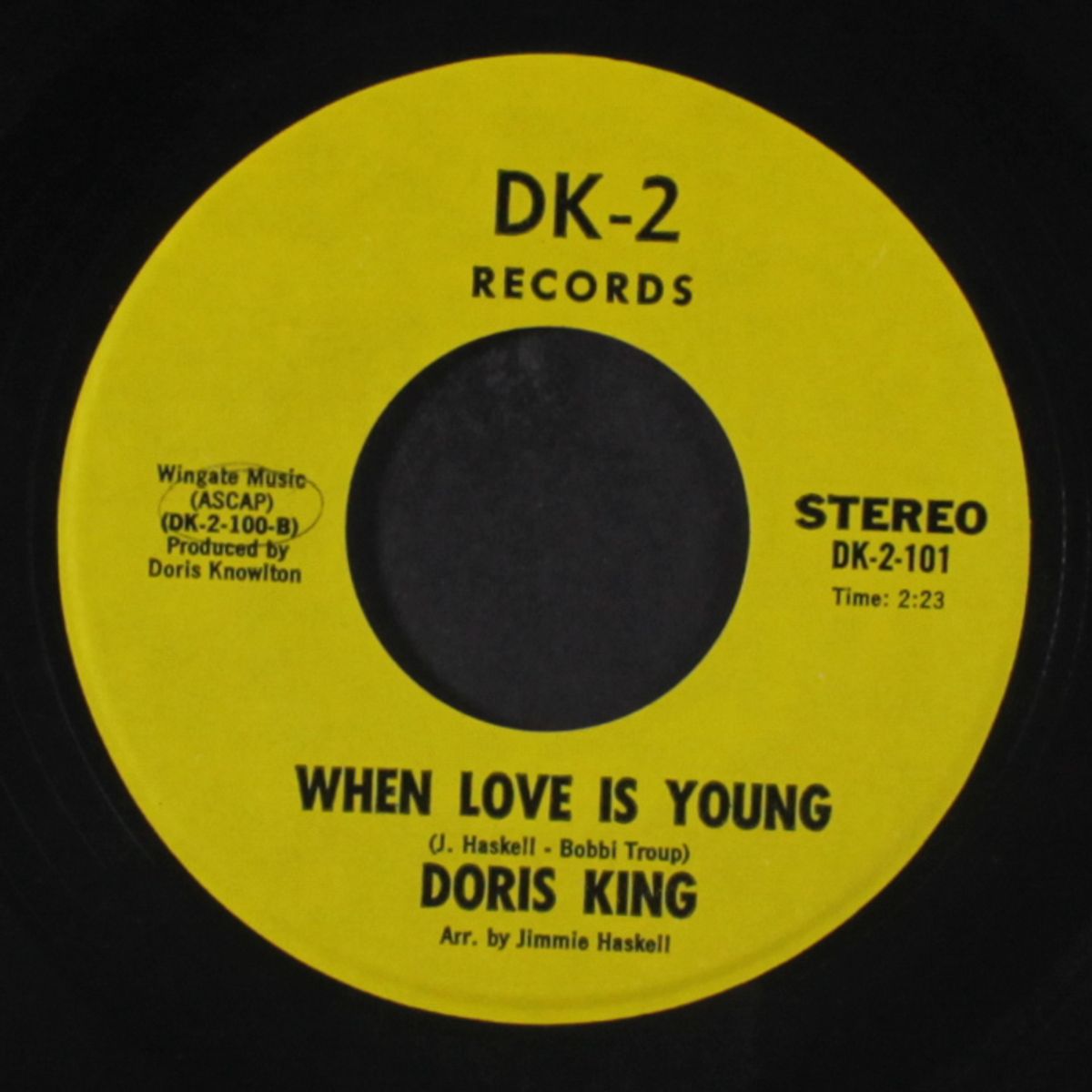 good morning new day / when love is young by DORIS KING