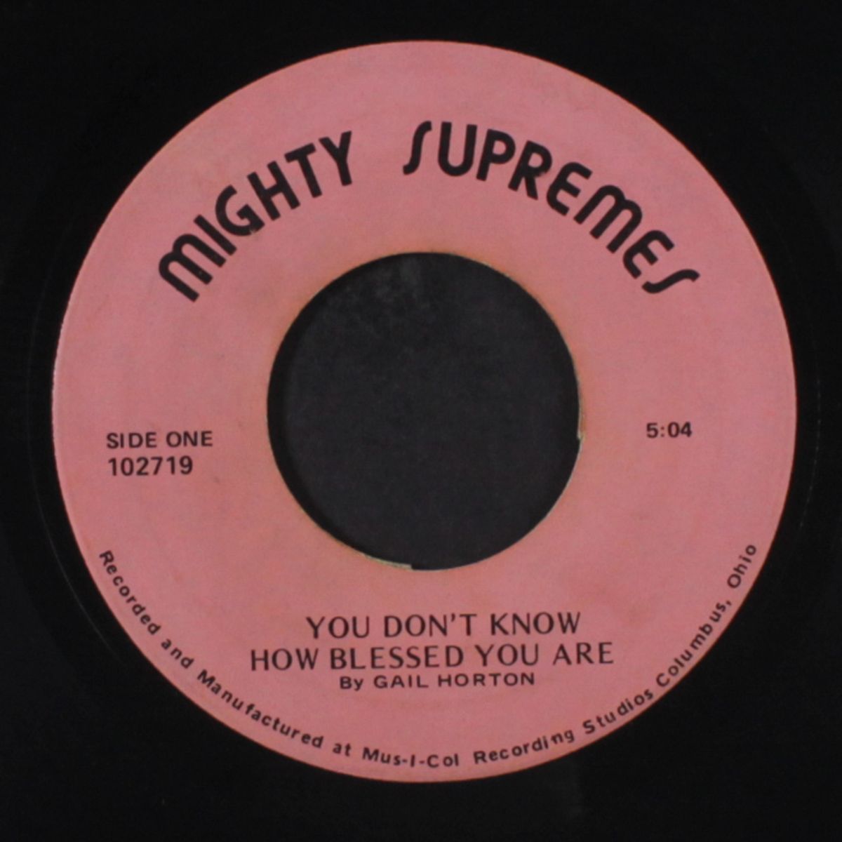 i'm waiting on jesus / you don't know how blessed you are by MIGHTY SUPREMES