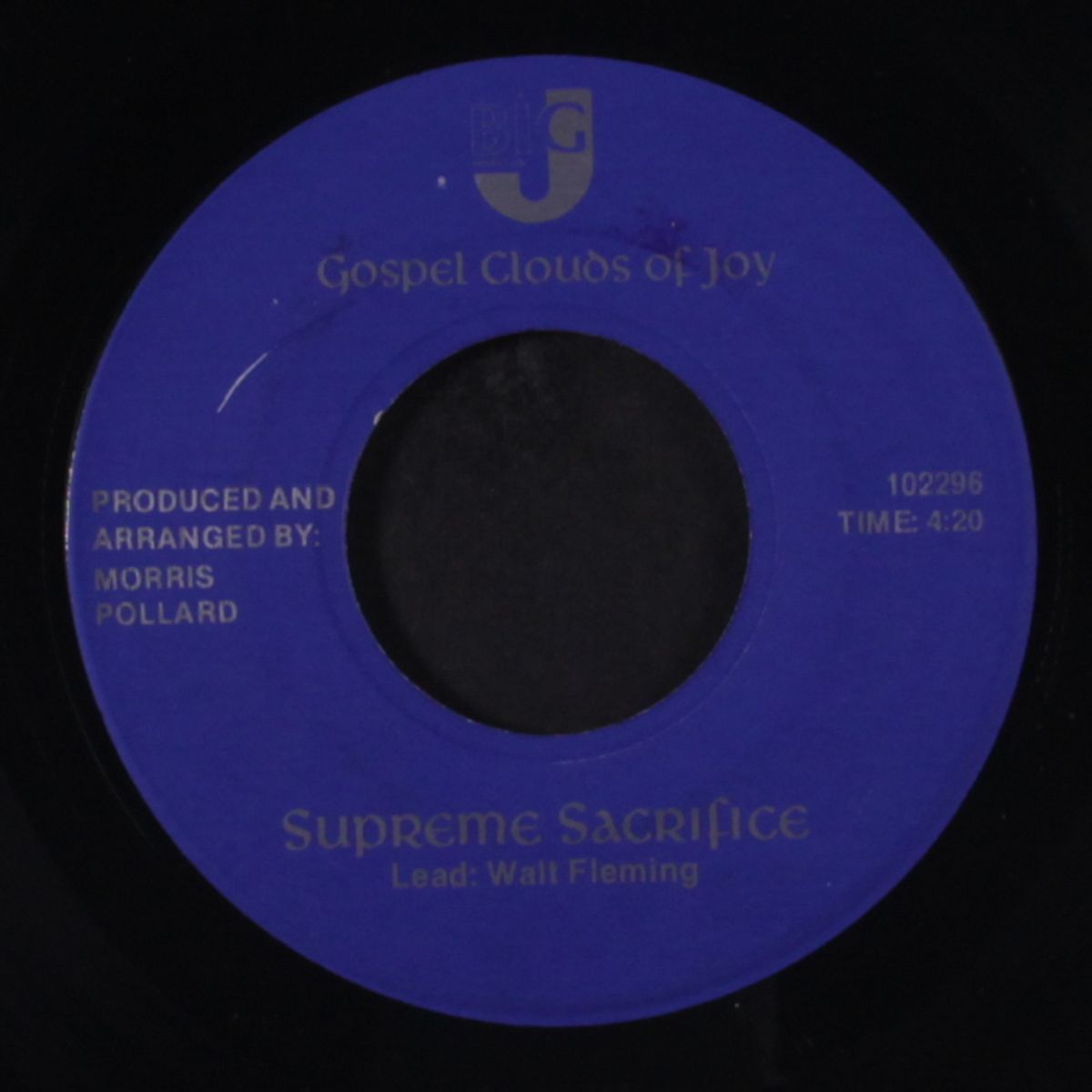 supreme sacrifice / stop by jesus by GOSPEL CLOUDS OF JOY