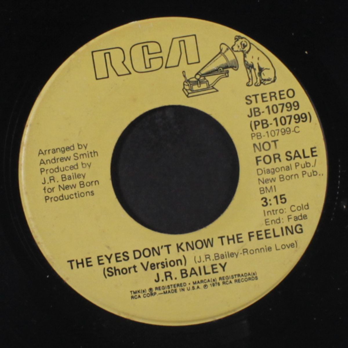 the eyes don't know the feeling / short by J.R. BAILEY