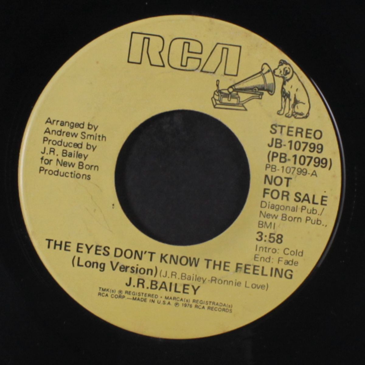 the eyes don't know the feeling / short by J.R. BAILEY