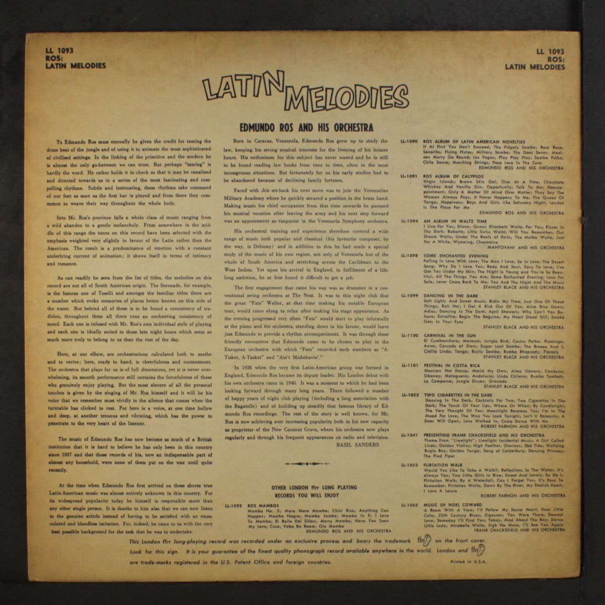 latin melodies by EDMUNDO ROS
