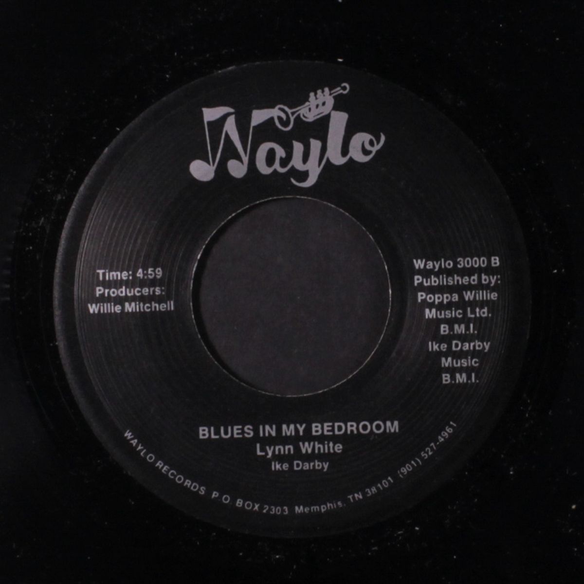 all because of your love / blues in my bedroom by LYNN WHITE