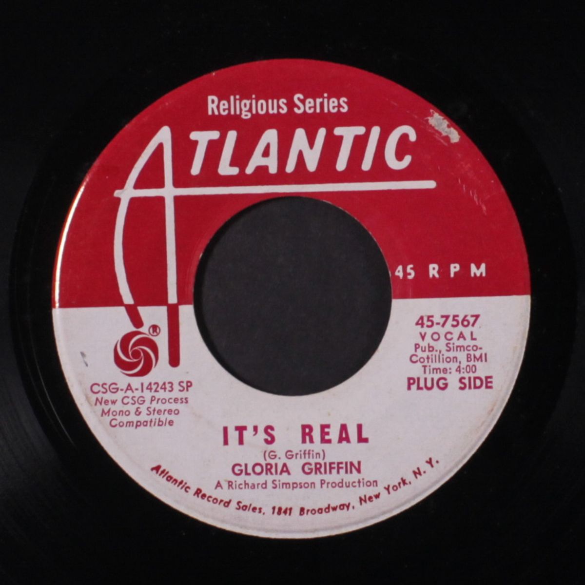it's real / bless the lord by GLORIA GRIFFIN