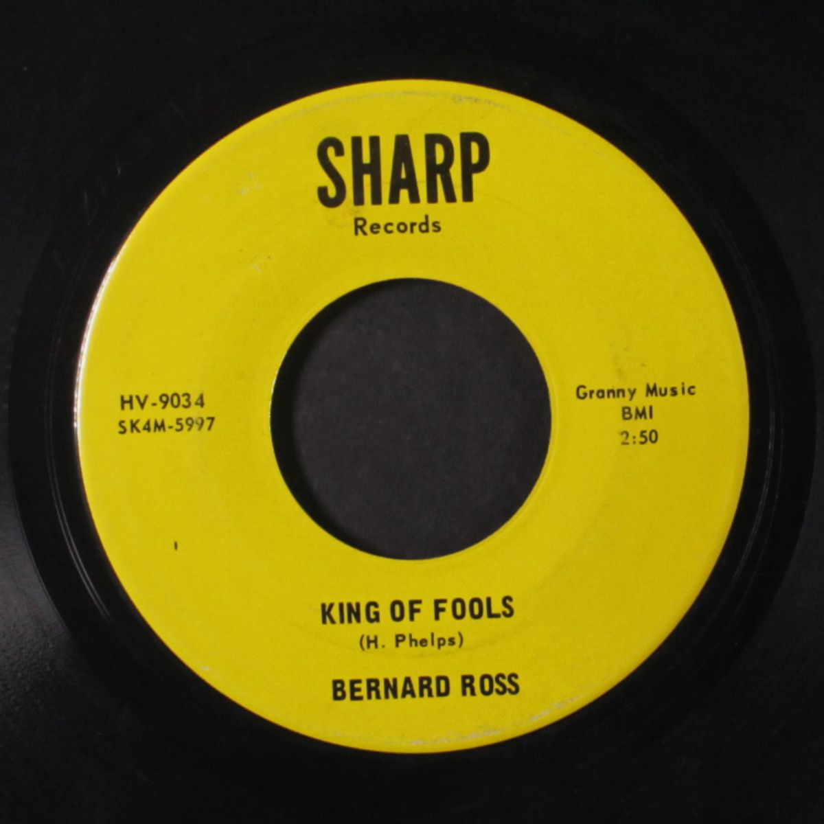 tick tock / king of fools by BERNARD ROSS