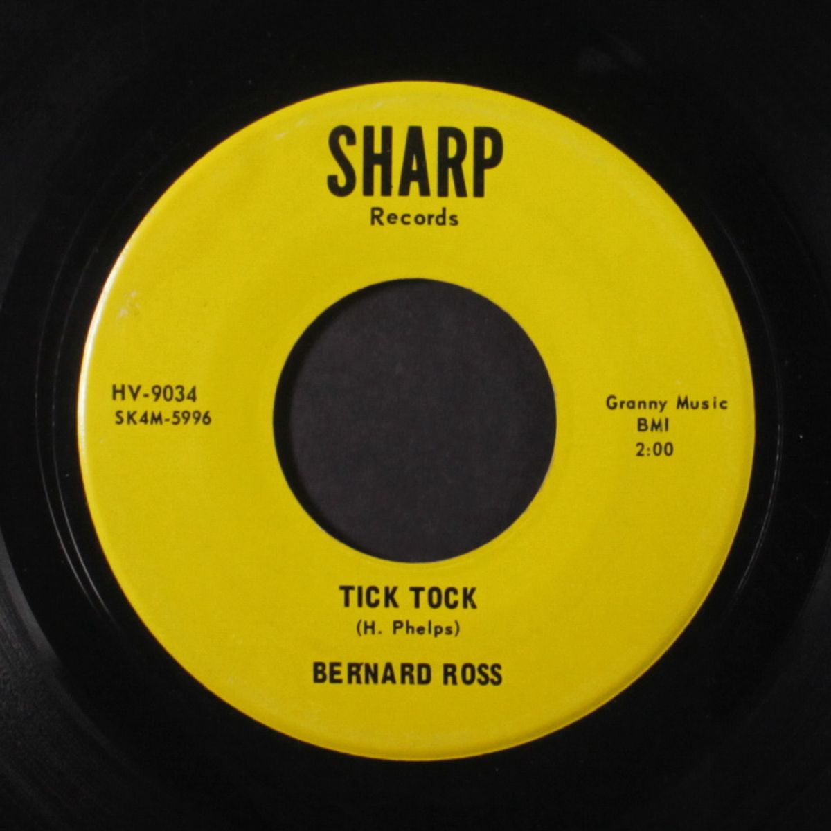 tick tock / king of fools by BERNARD ROSS