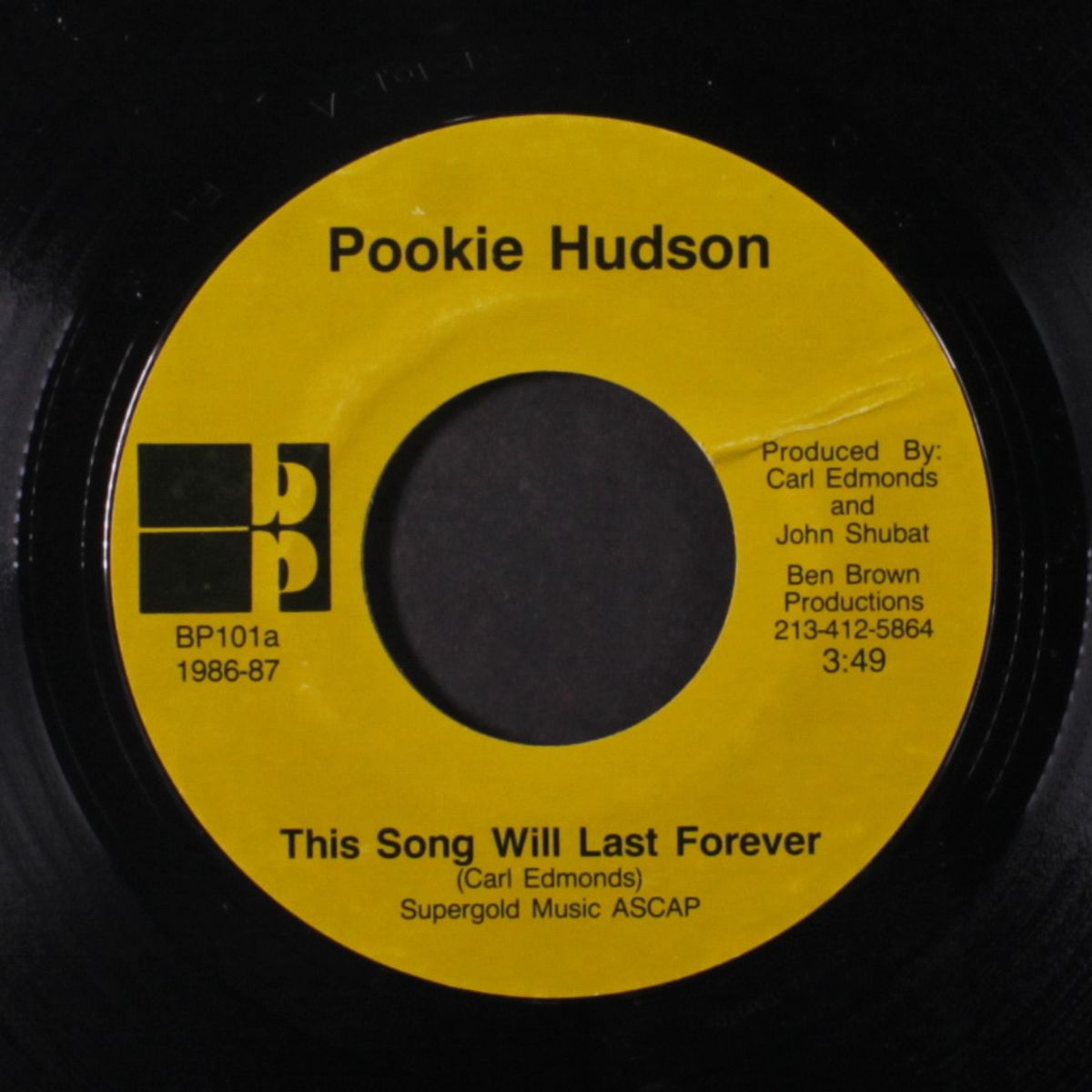 this song will last forever / goodnight sweetheart by POOKIE HUDSON
