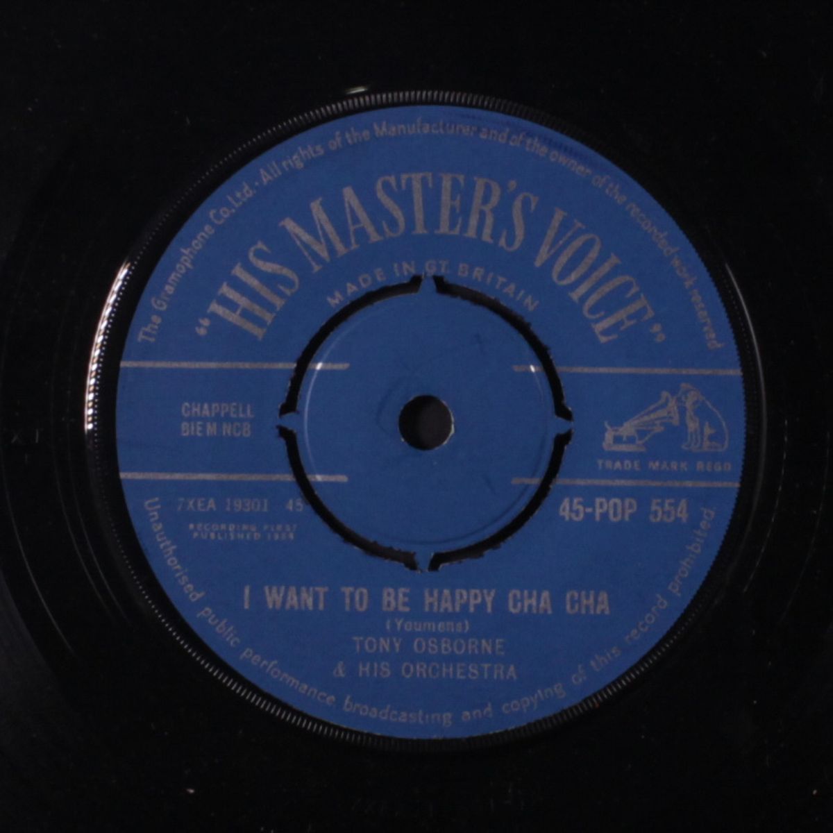 marrakesh / i want to be happy cha cha by TONY OSBORNE