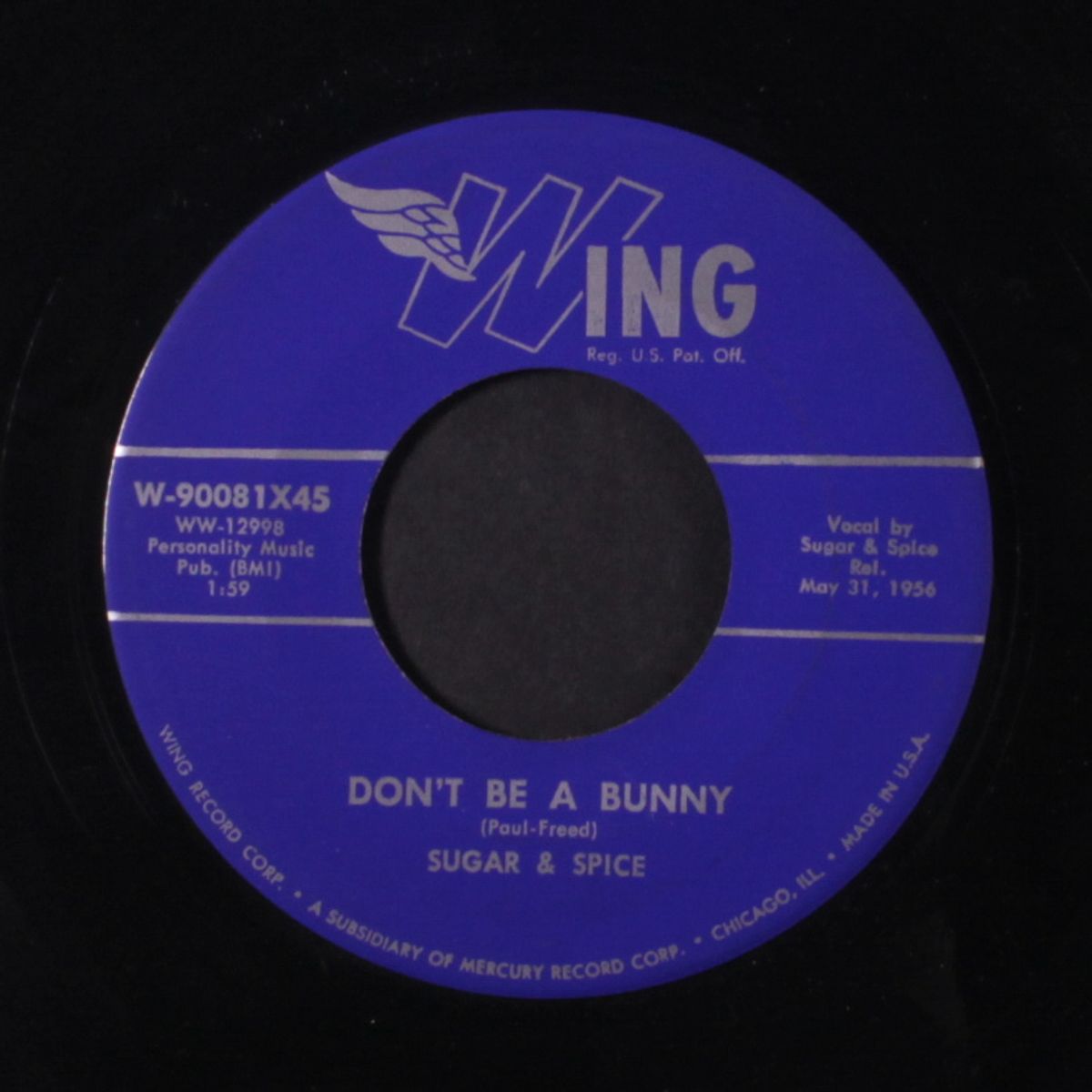 don't be a bunny / there were no angels by SUGAR & SPICE