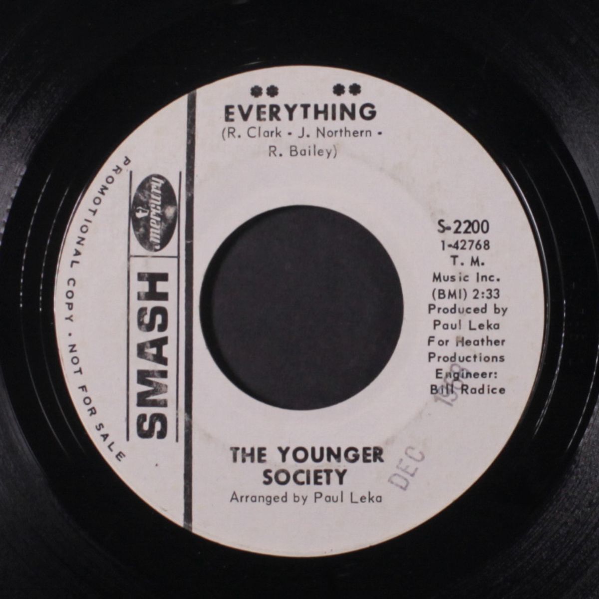 everything / girl you'll see what you're doing to me by YOUNGER SOCIETY