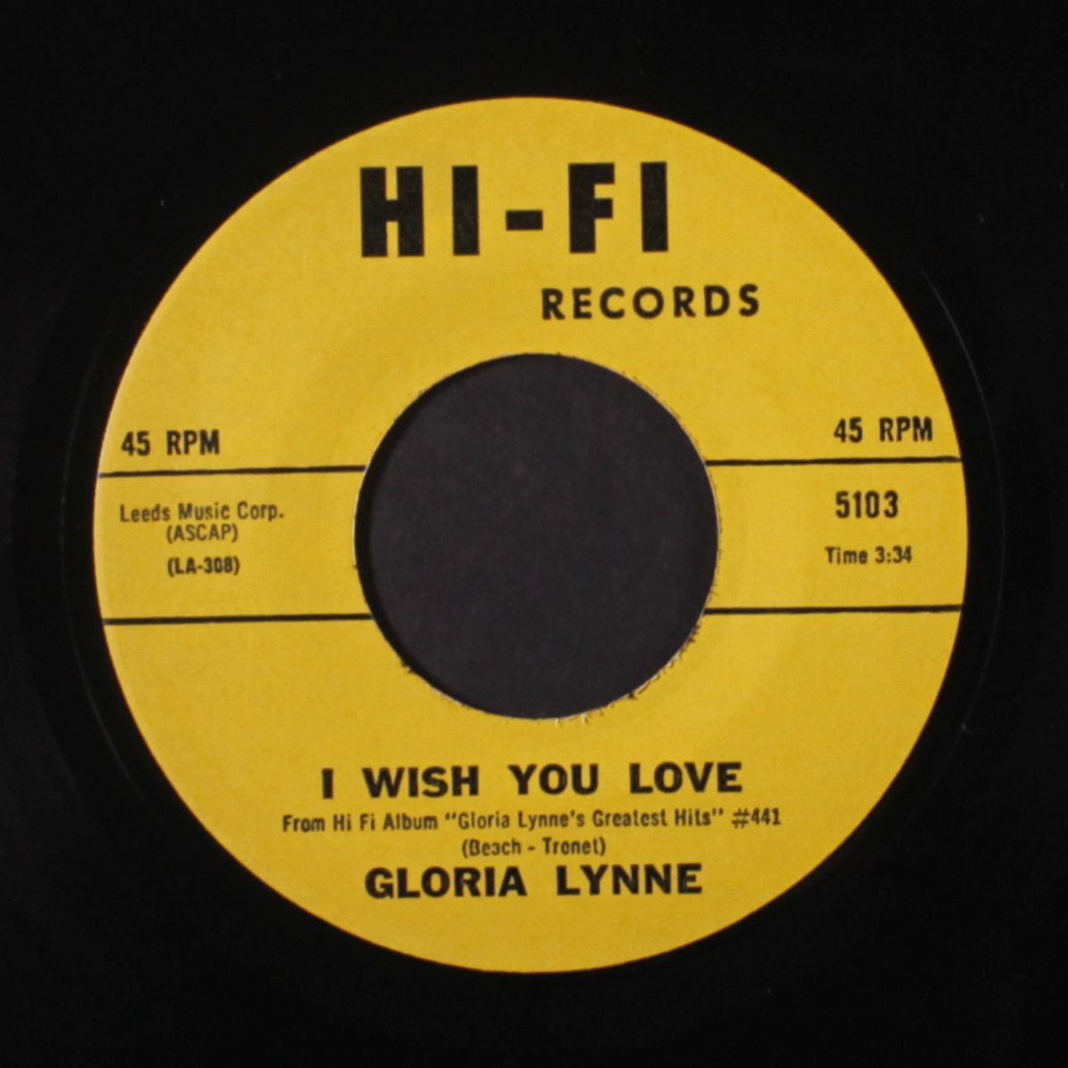 a long long story / i wish you love by GLORIA LYNNE
