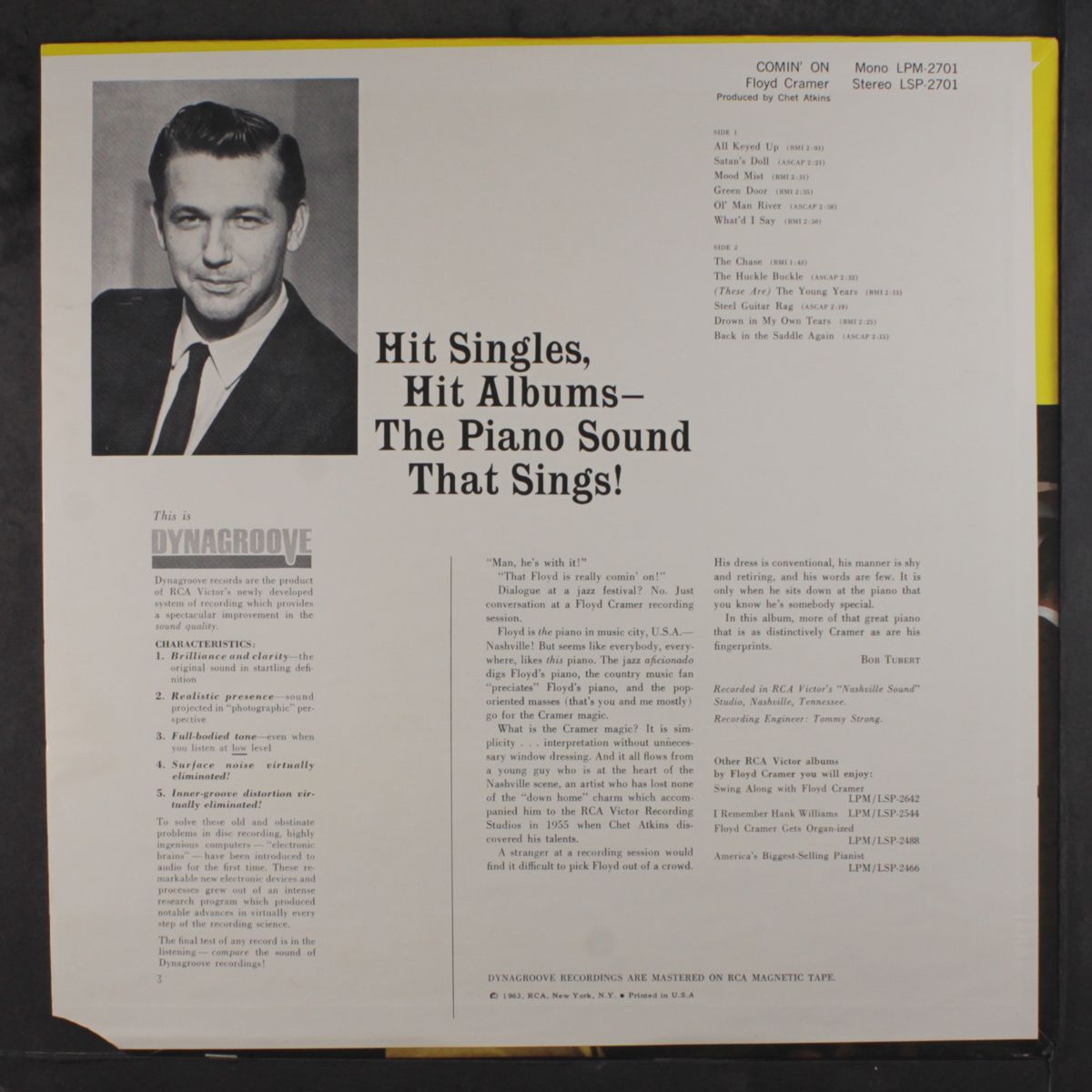 comin' on by FLOYD CRAMER