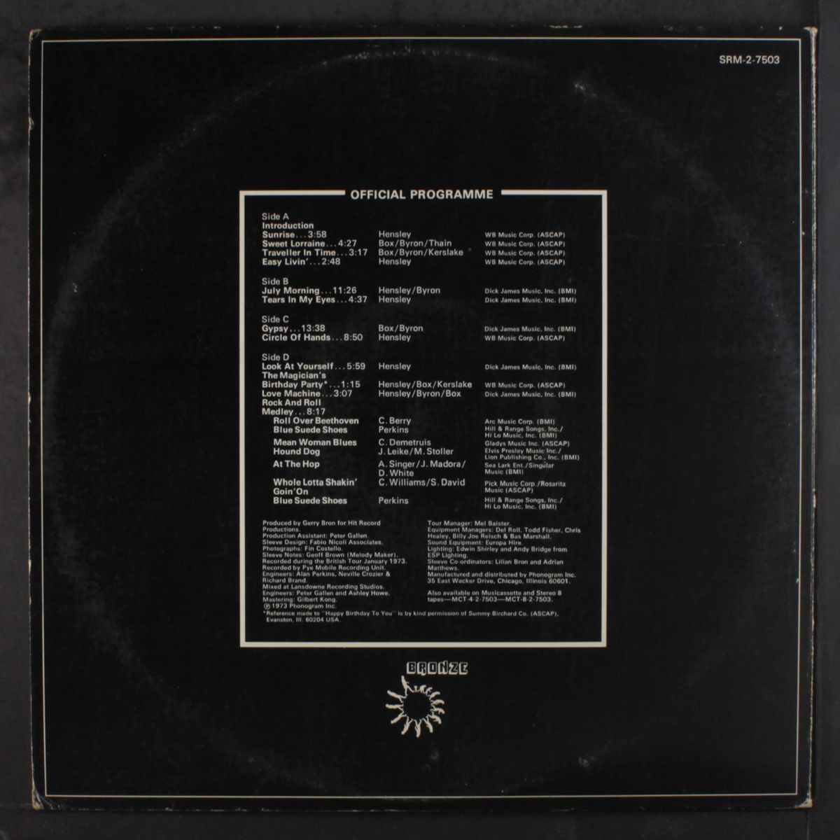 uriah heep live: january 1973 by URIAH HEEP