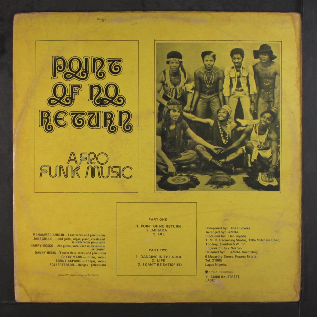 point of no return by FUNKEES