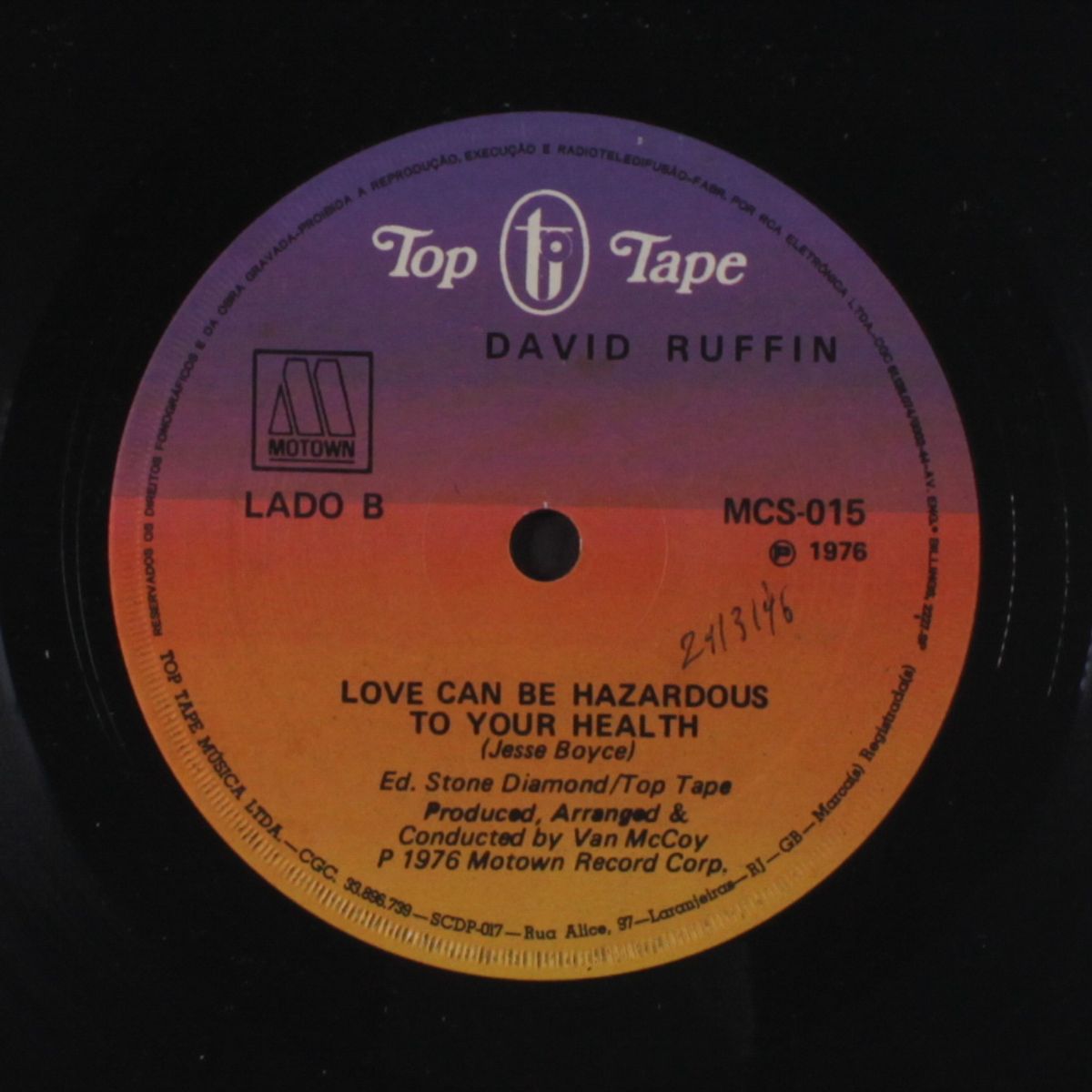 walk away from love / love can be hazardous to your health by DAVID RUFFIN