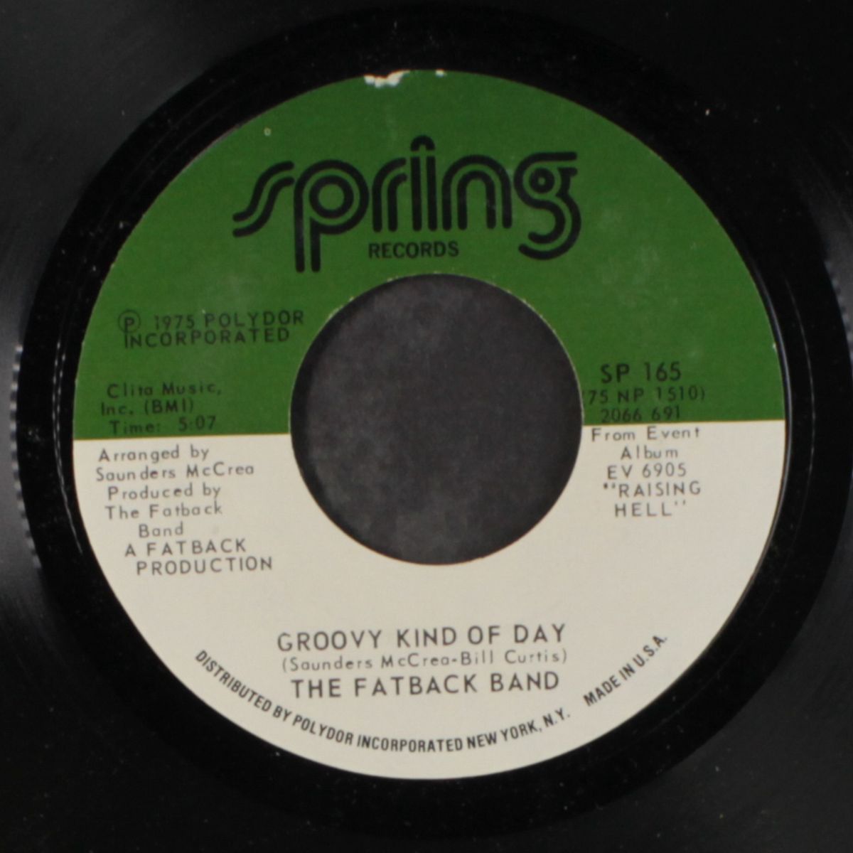 party time / groovy kind of day by FATBACK BAND