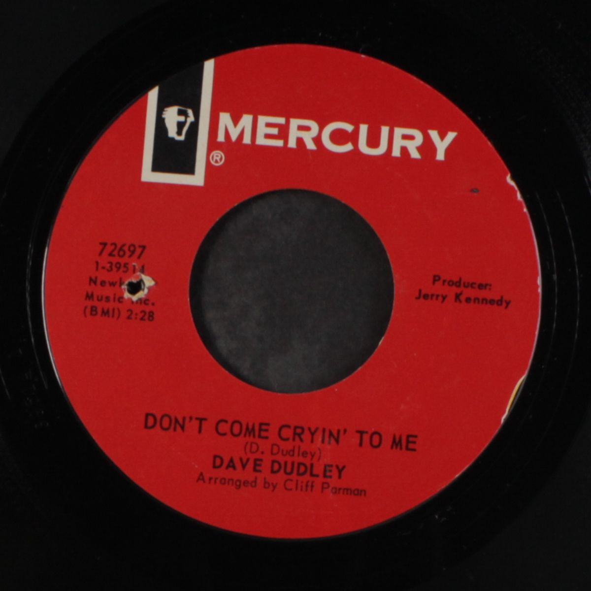trucker's prayer / don't come cryin' to me by DAVE DUDLEY