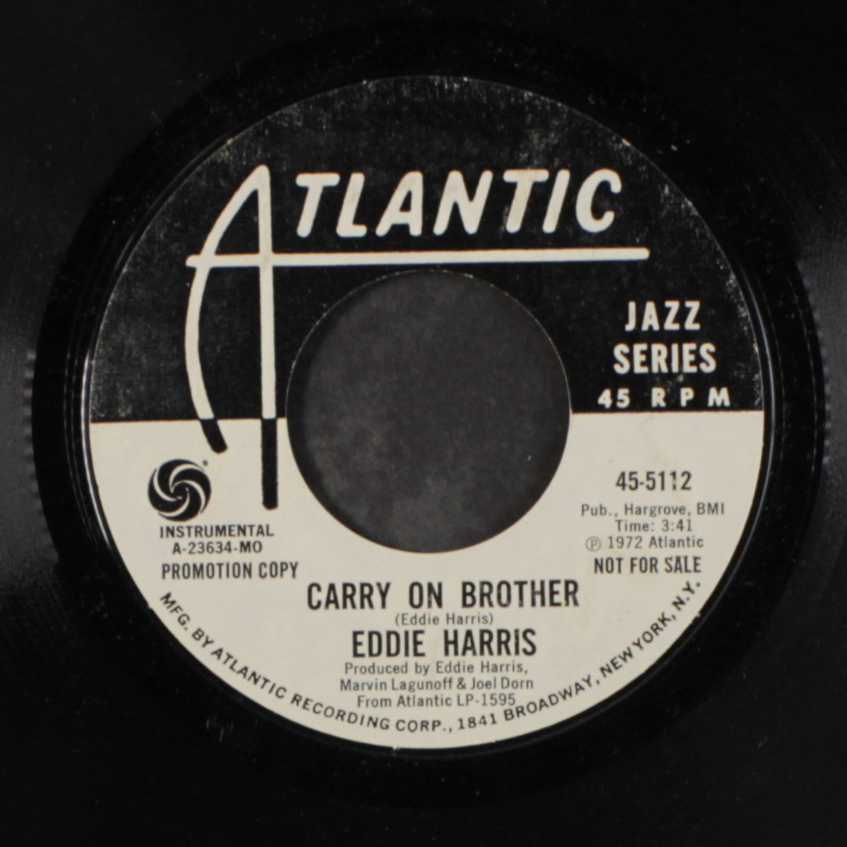 carry on brother / children's song by EDDIE HARRIS