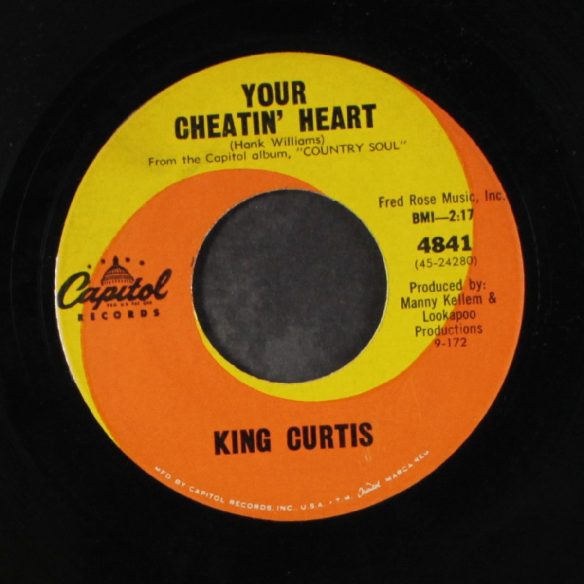 beautiful brown eyes / your cheatin' heart by KING CURTIS