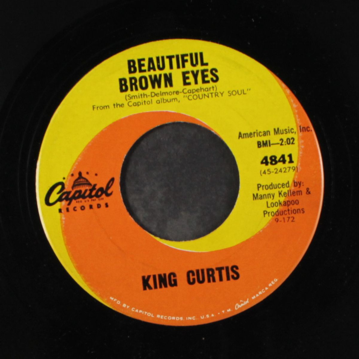 beautiful brown eyes / your cheatin' heart by KING CURTIS