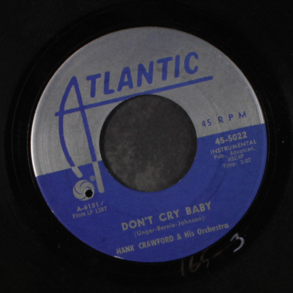 the peeper / don't cry baby by HANK CRAWFORD