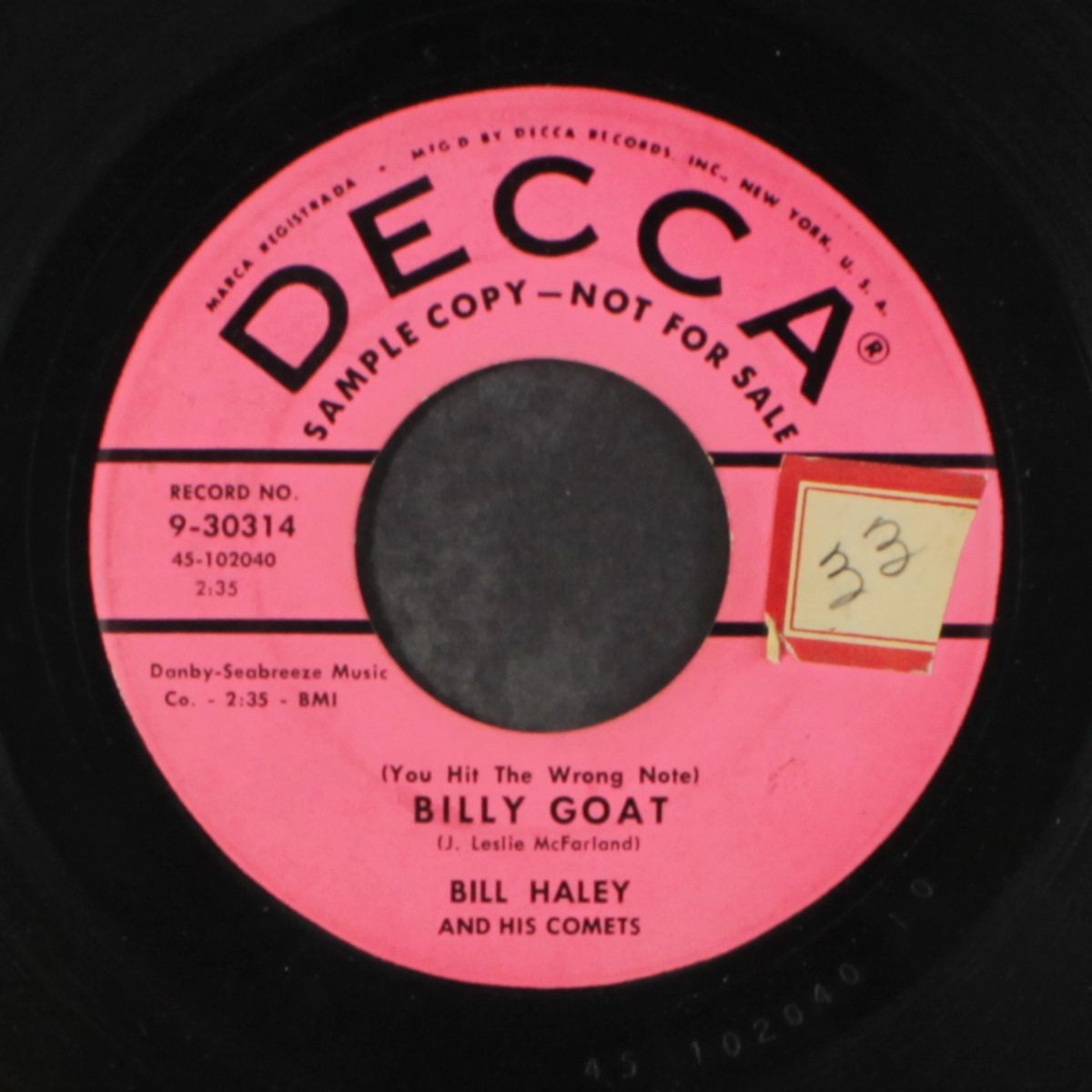 billy goat / rockin' rollin' rover by BILL HALEY