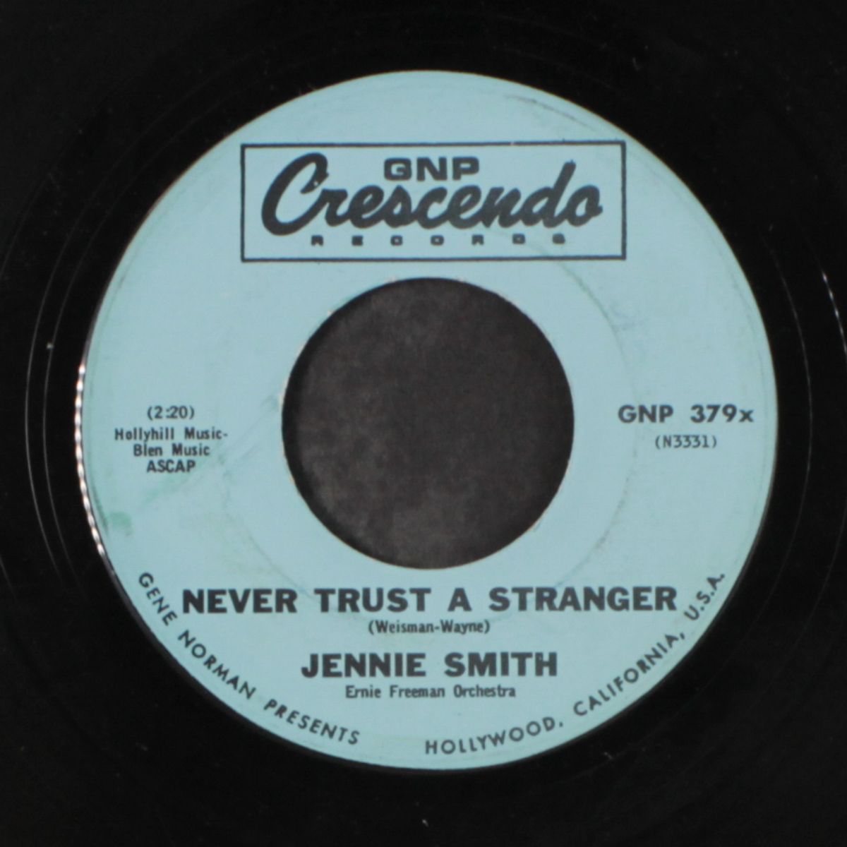 never trust a stranger / as time goes by by JENNIE SMITH