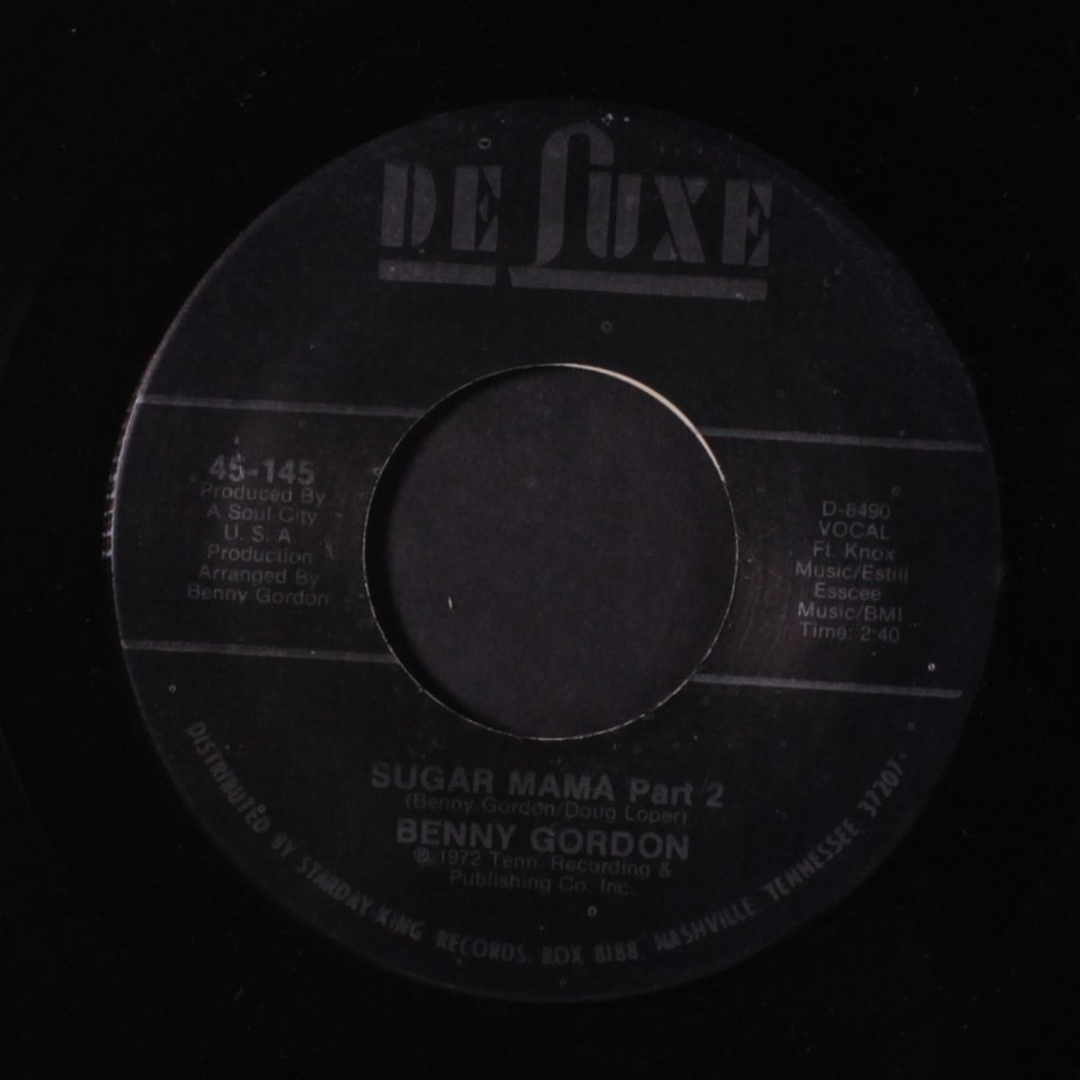 sugar mama by BENNY GORDON