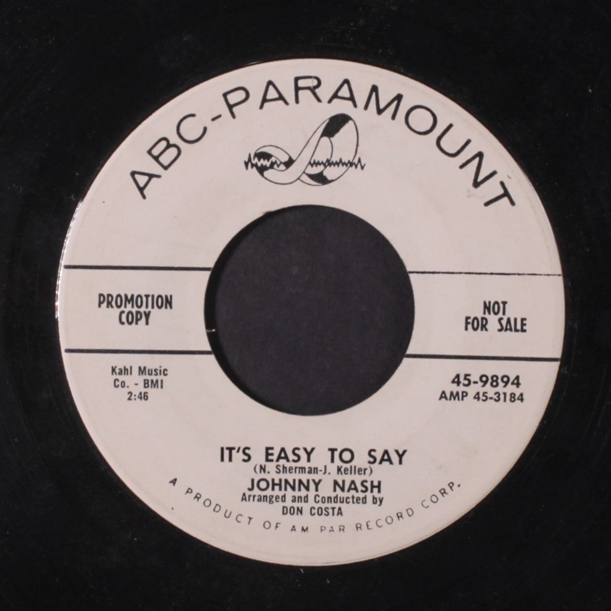 my pledge to you / it's so easy to say by JOHNNY NASH