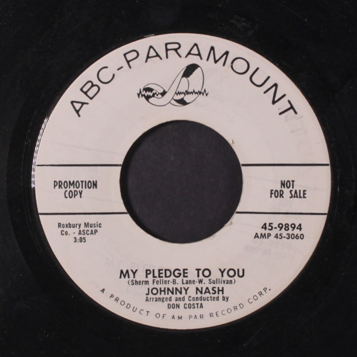 my pledge to you / it's so easy to say by JOHNNY NASH